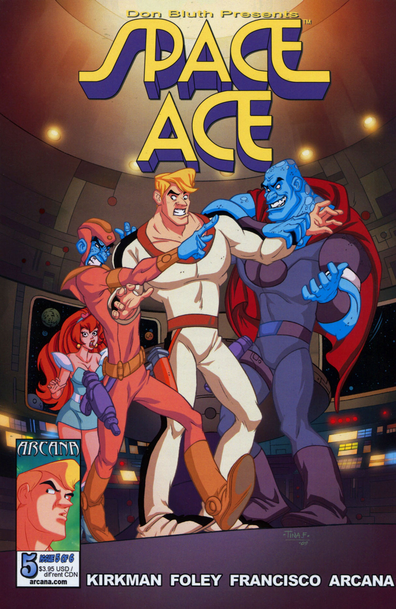Read online Don Bluth Presents Space Ace comic -  Issue #5 - 1
