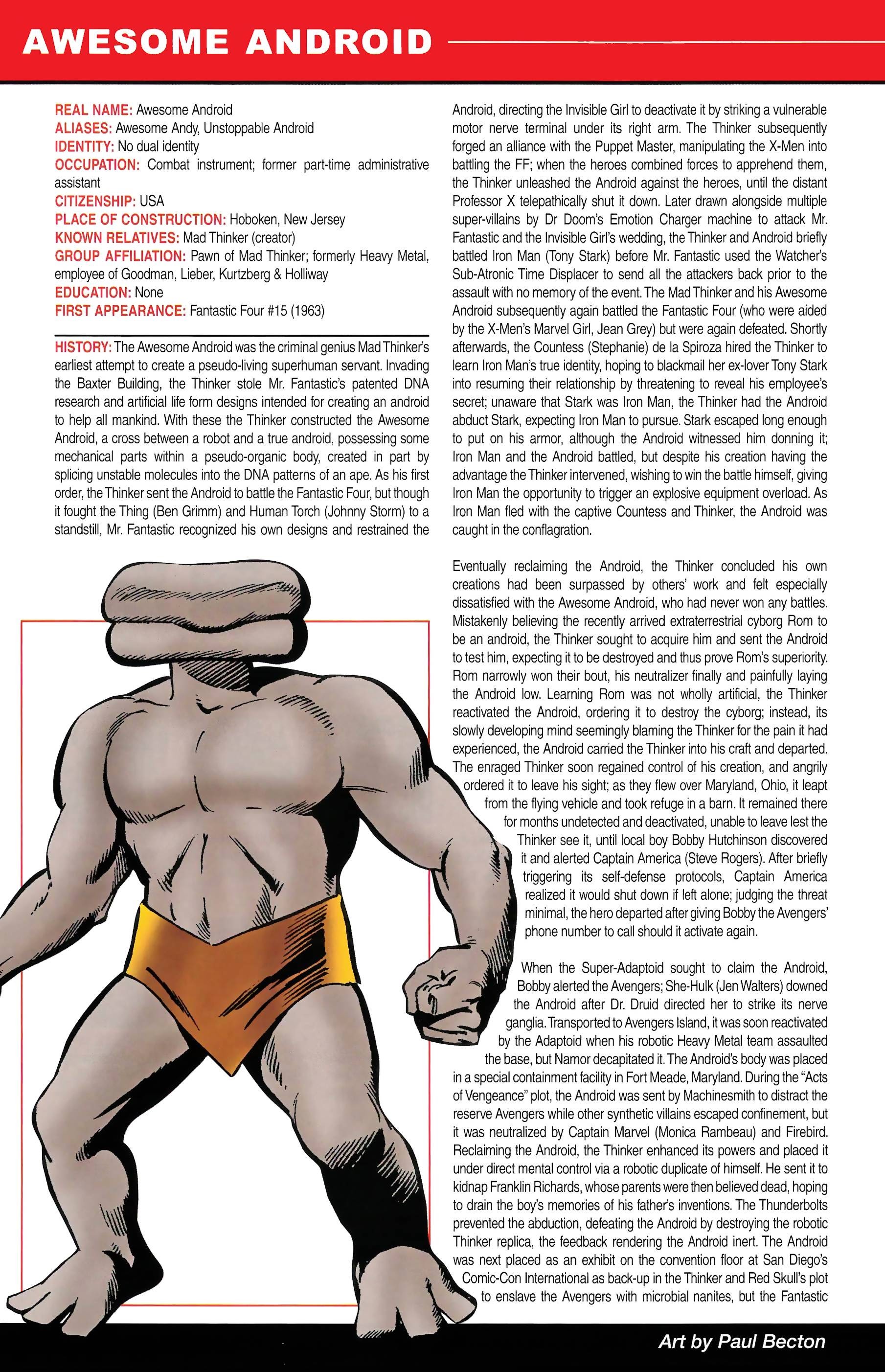 Read online Official Handbook of the Marvel Universe A to Z comic -  Issue # TPB 1 (Part 2) - 40