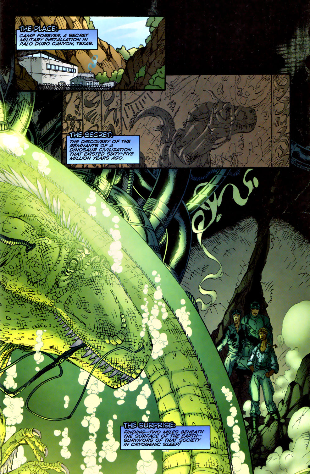 Read online Extinction Event comic -  Issue #2 - 2