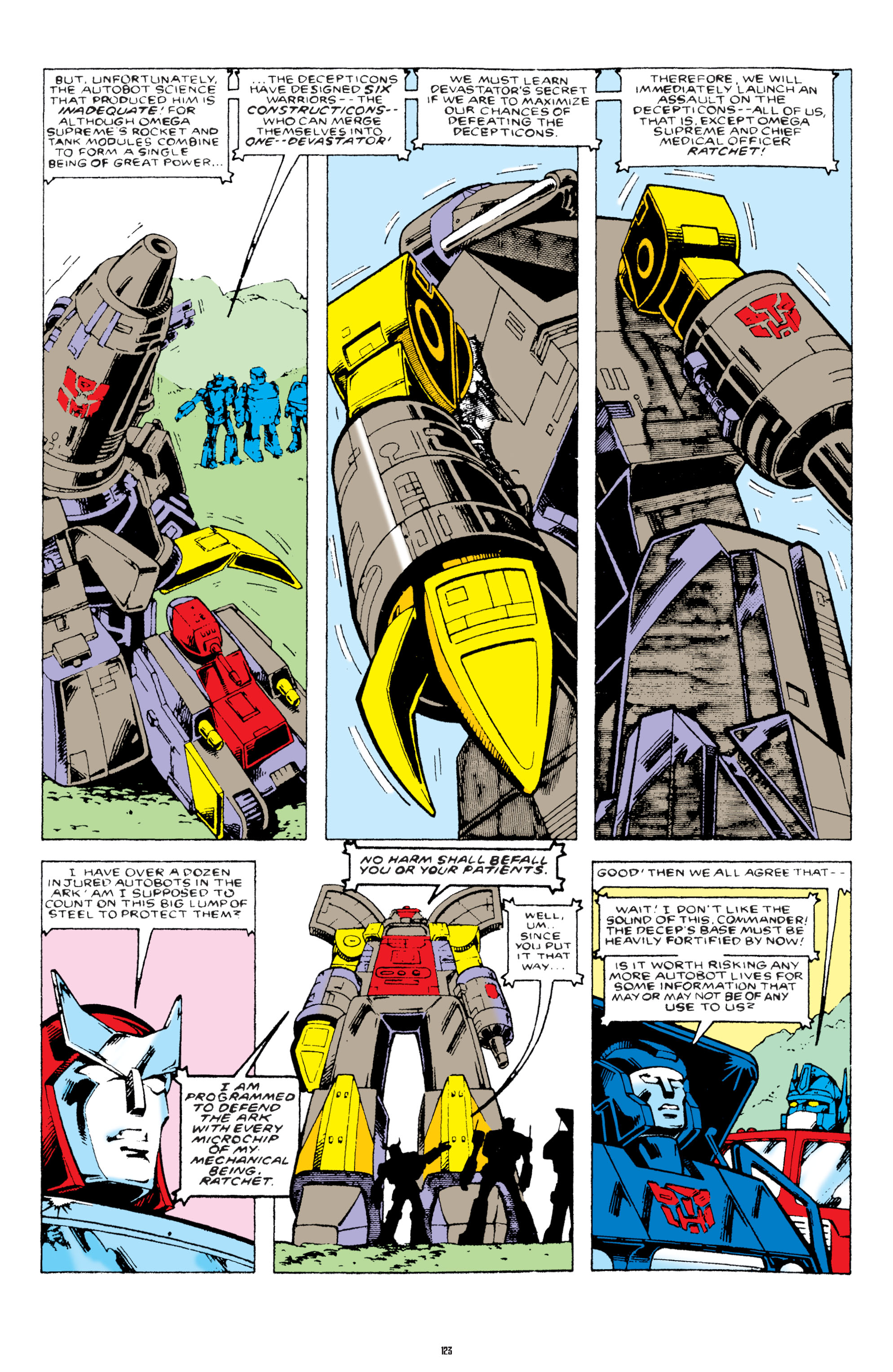 Read online The Transformers Classics comic -  Issue # TPB 2 - 124