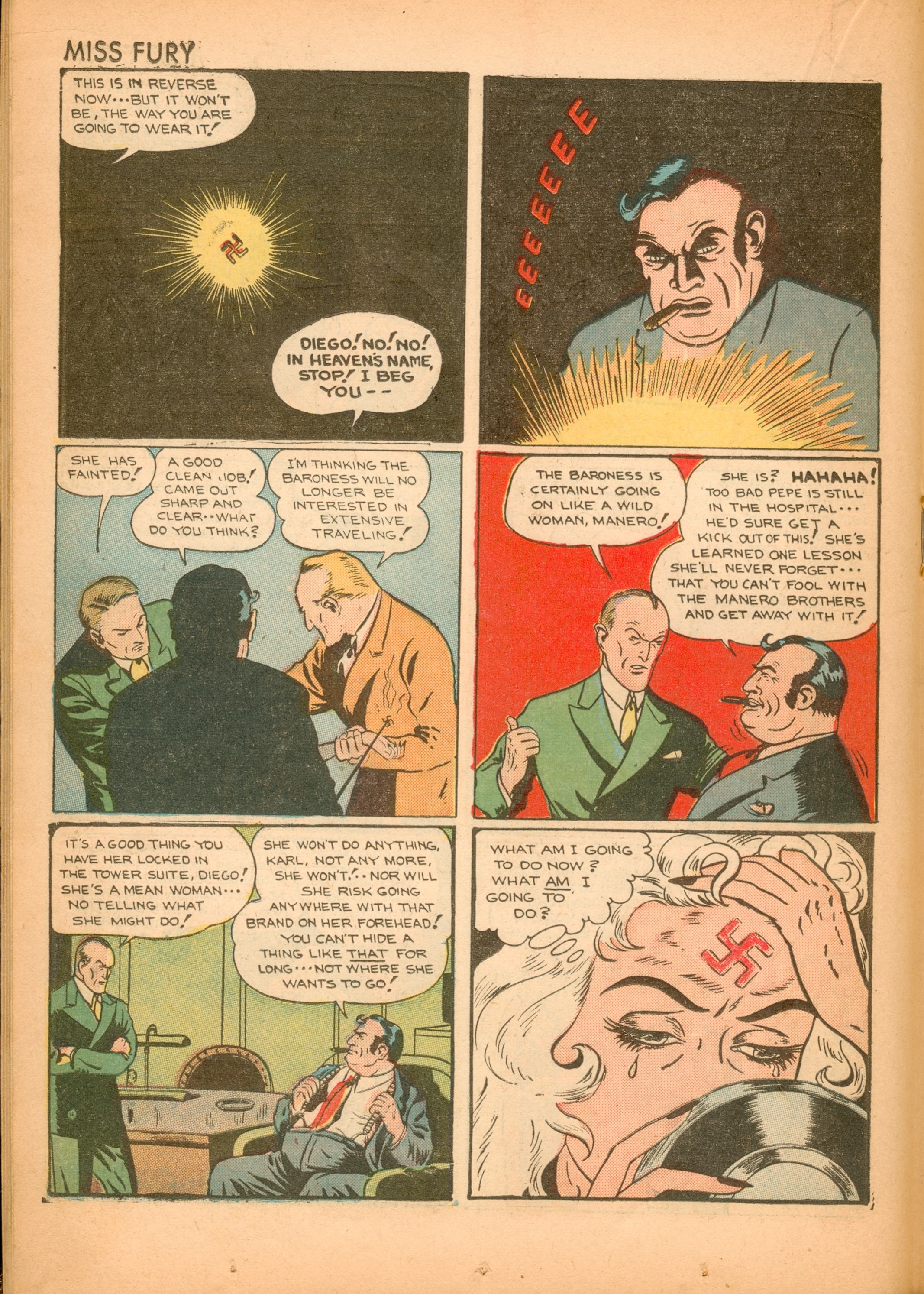 Read online Miss Fury (1942) comic -  Issue #2 - 28