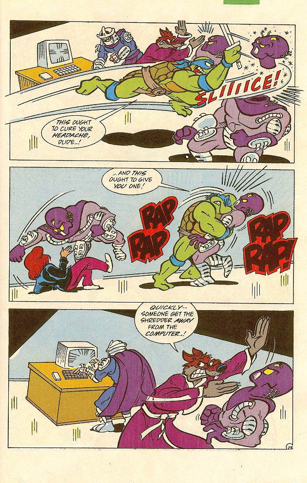 Read online Teenage Mutant Ninja Turtles Adventures (1989) comic -  Issue #21 - 24