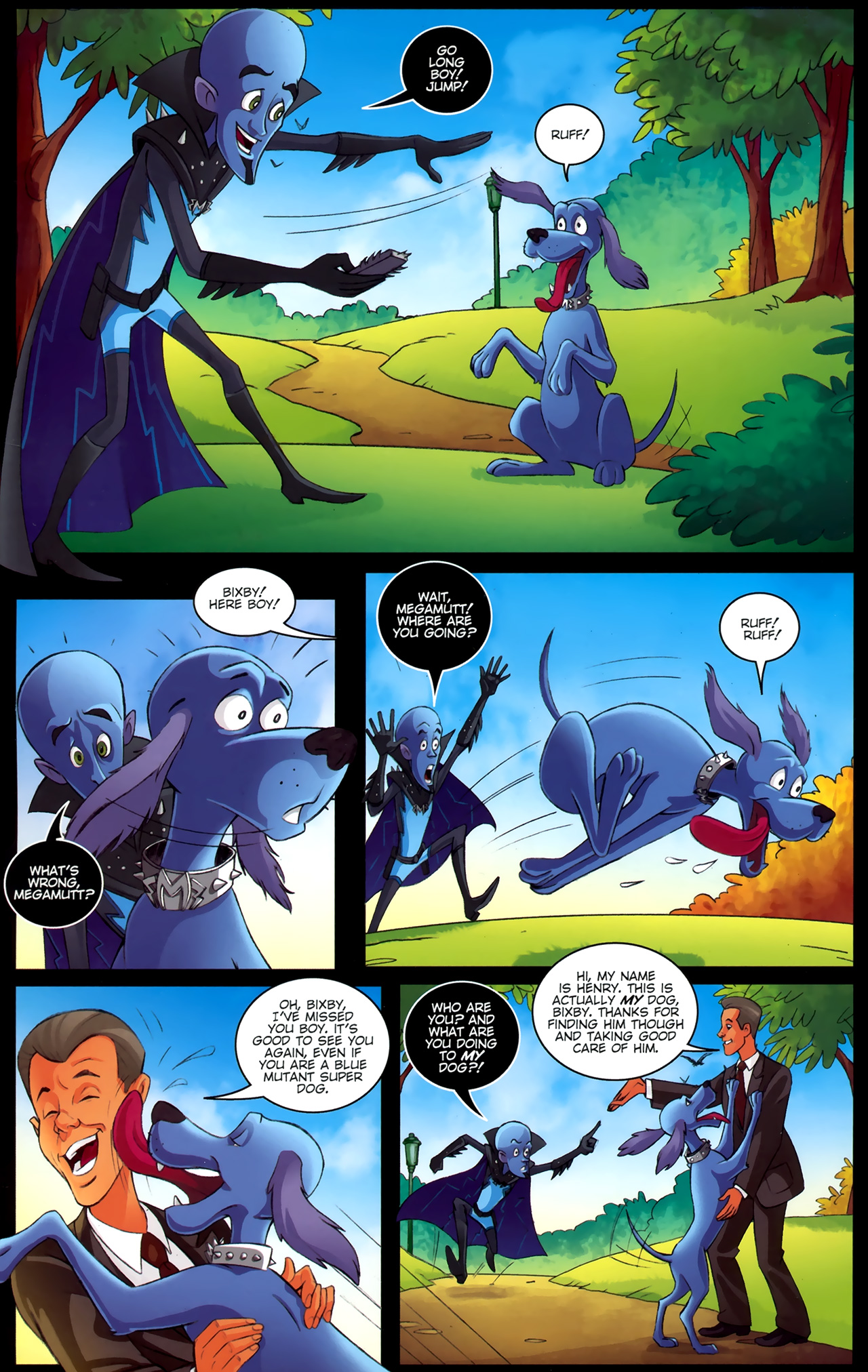 Read online Megamind: Bad. Blue. Brilliant. comic -  Issue #3 - 20