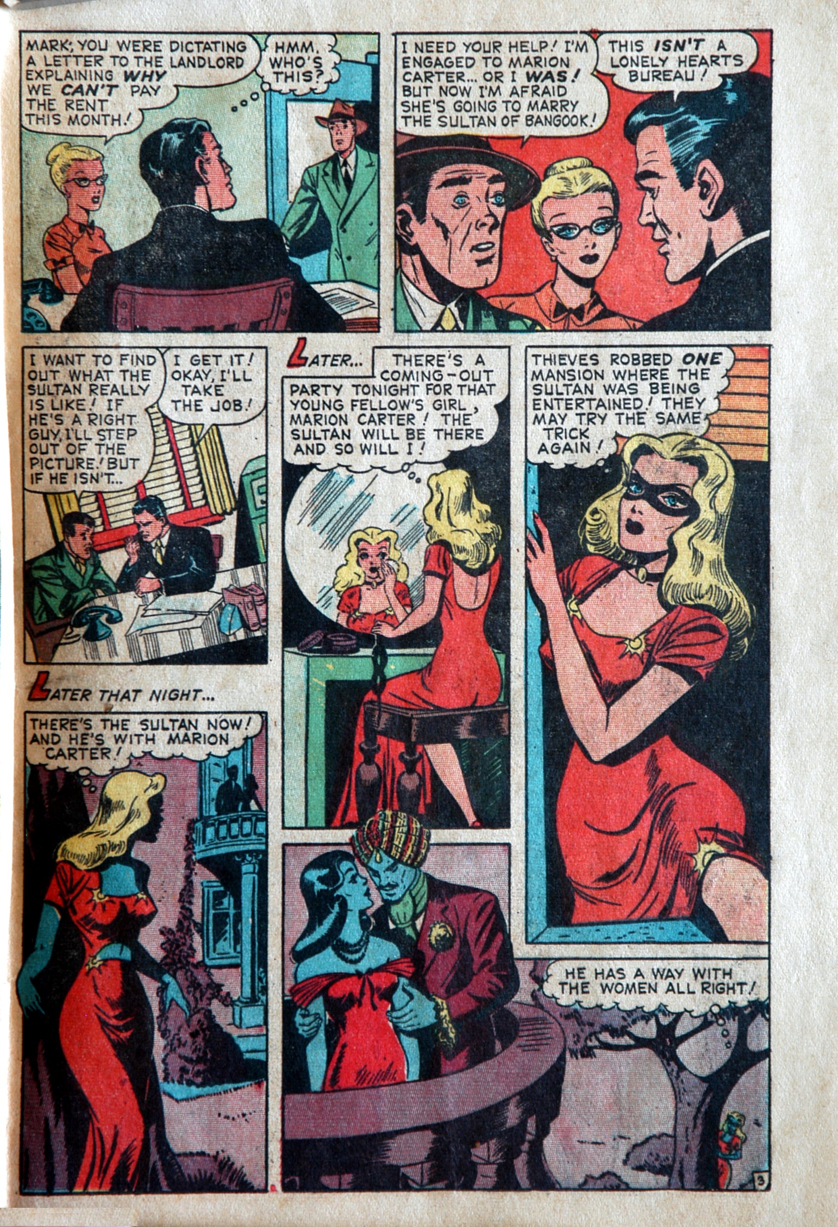 Read online Blonde Phantom Comics comic -  Issue #16 - 25