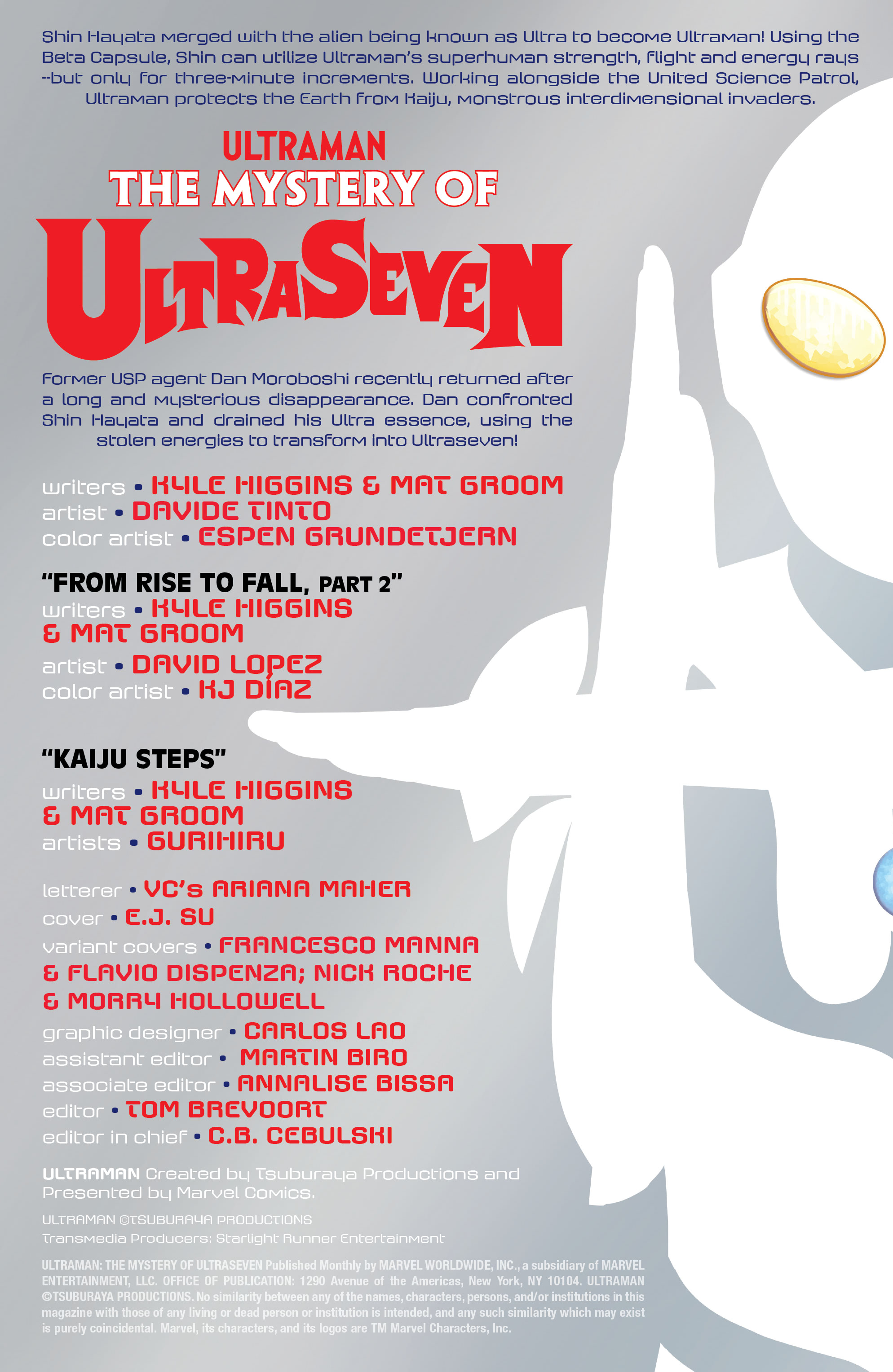 Read online Ultraman: The Mystery of Ultraseven comic -  Issue #1 - 2