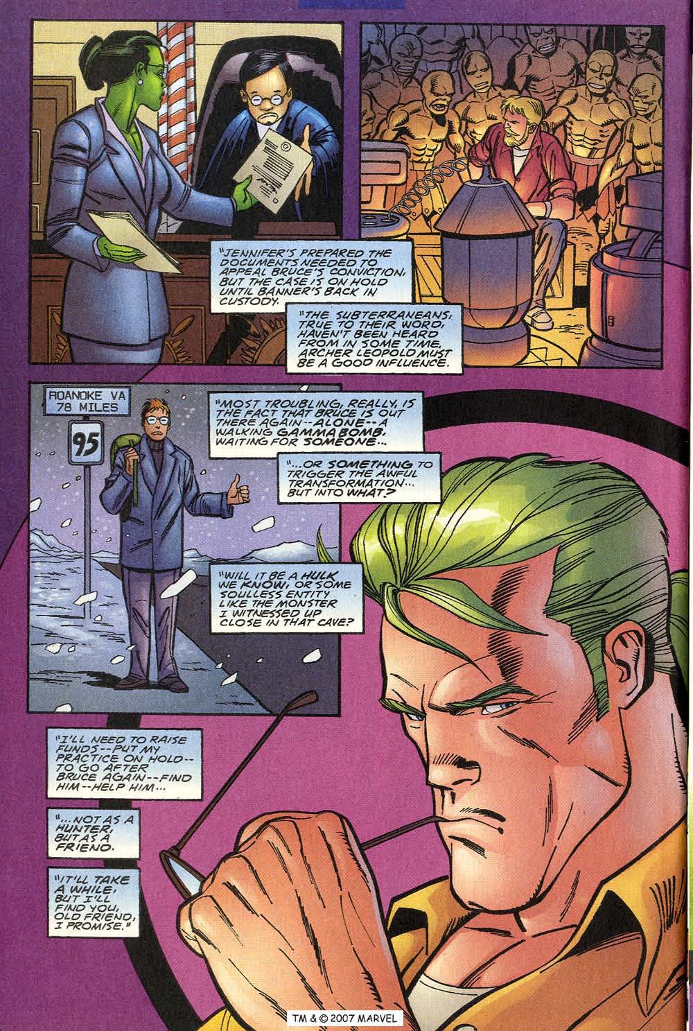 Read online Hulk (1999) comic -  Issue #11 - 32
