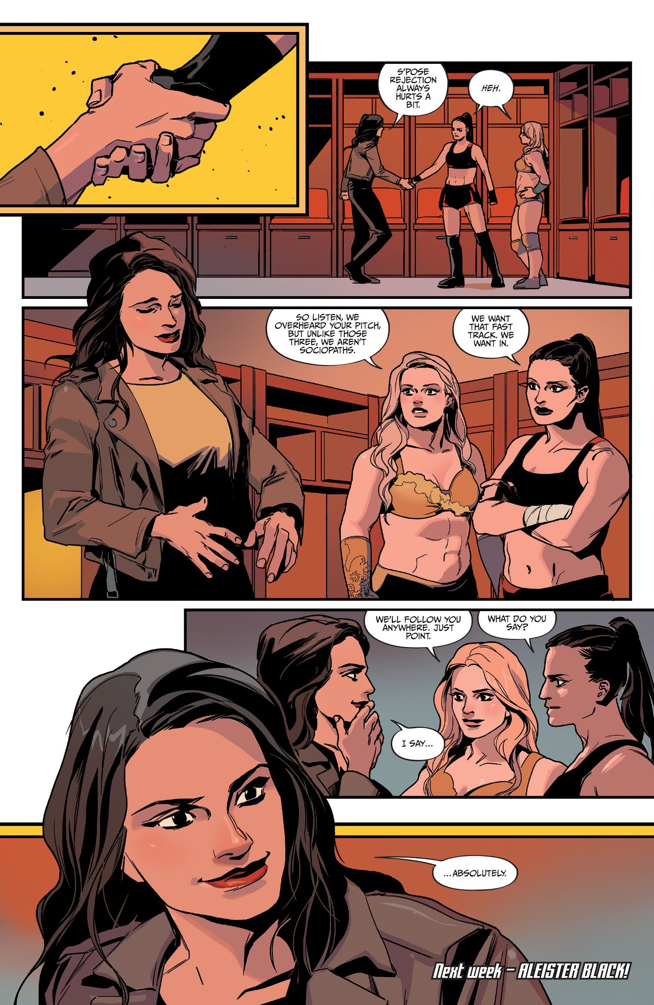 Read online WWE: NXT Takeover - Into the Fire comic -  Issue # Full - 24