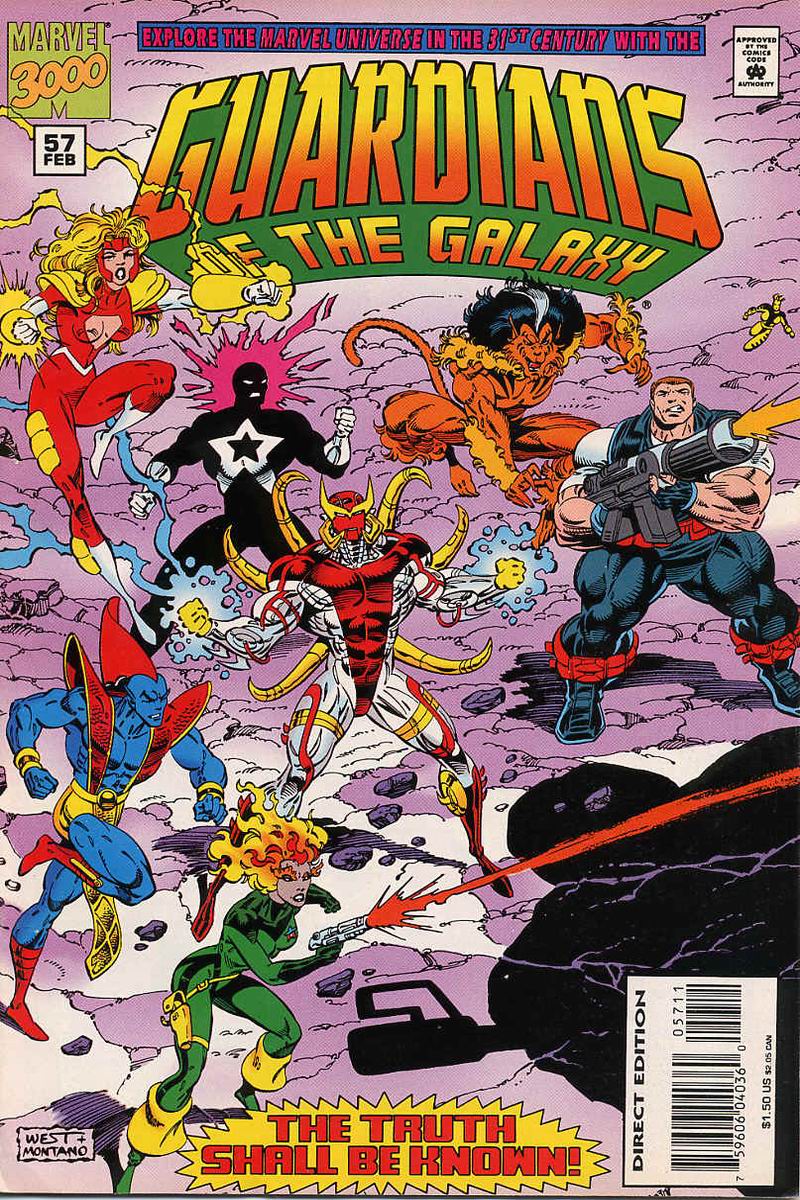 Read online Guardians of the Galaxy (1990) comic -  Issue #57 - 1
