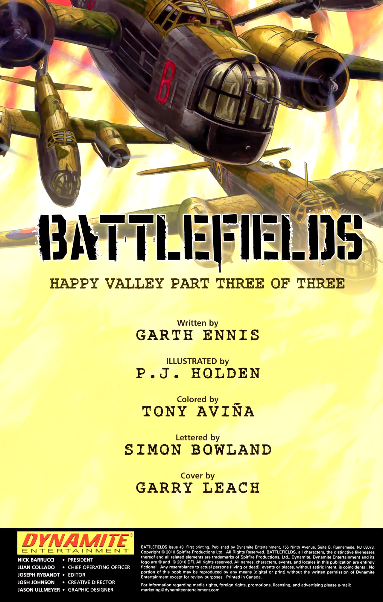 Read online Battlefields (2010) comic -  Issue #3 - 2