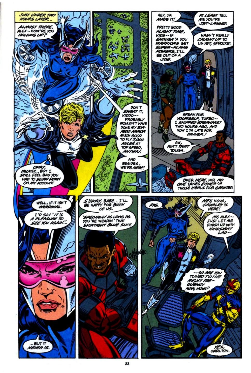 Read online The New Warriors comic -  Issue #55 - 18