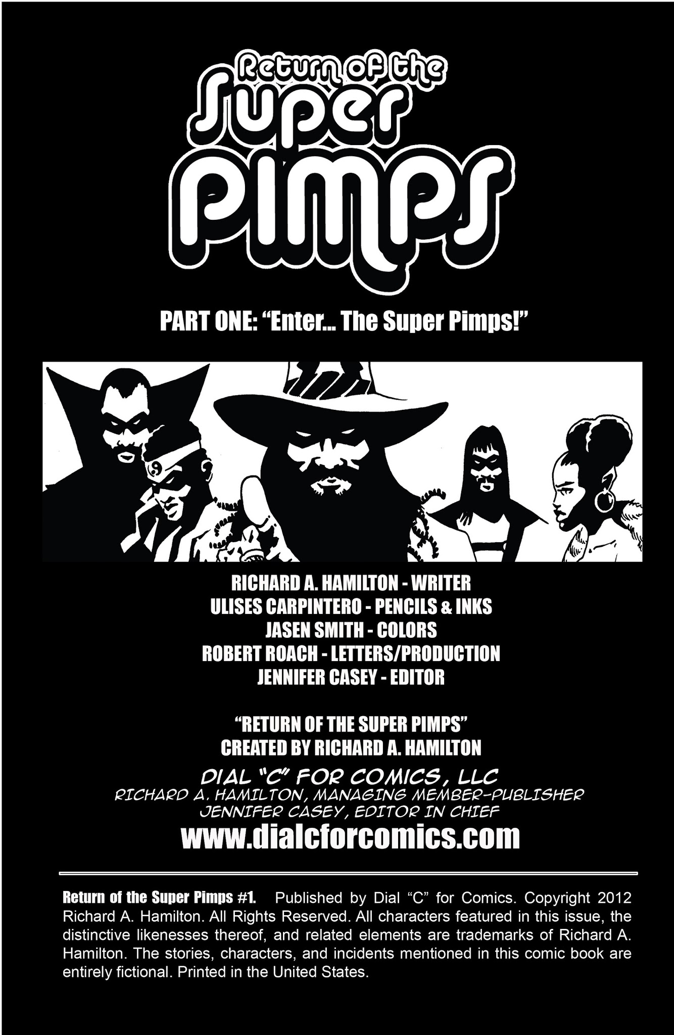 Read online Return of the Super Pimps comic -  Issue #1 - 2