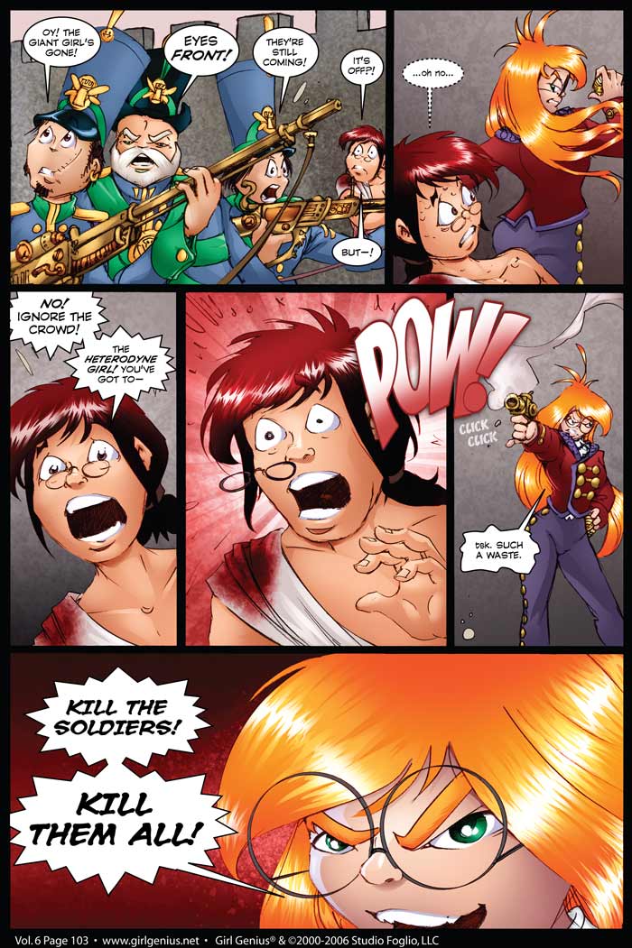 Read online Girl Genius (2002) comic -  Issue #6 - 104