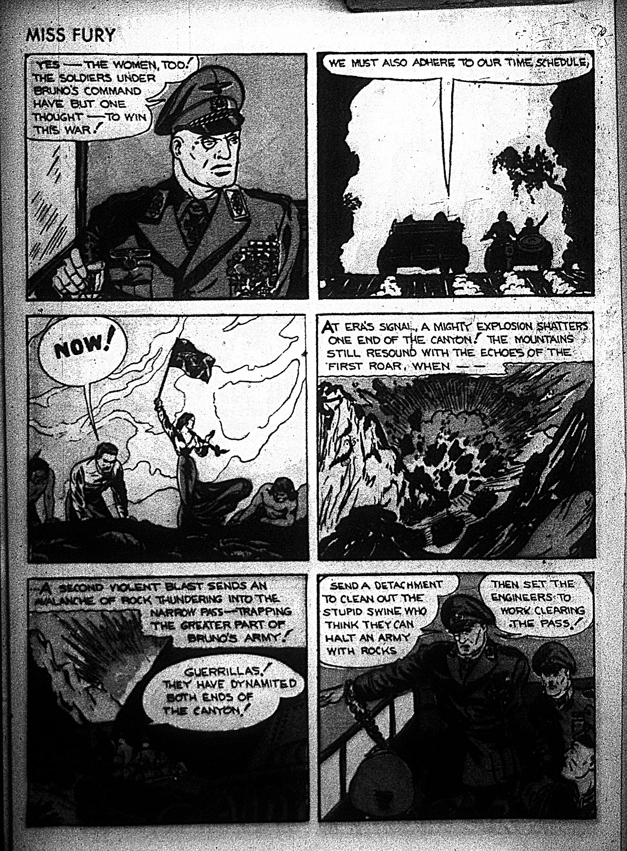 Read online Miss Fury (1942) comic -  Issue #3 - 30