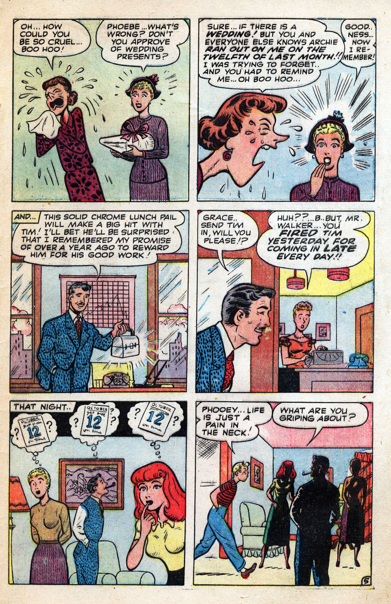 Read online Patsy Walker comic -  Issue #38 - 47