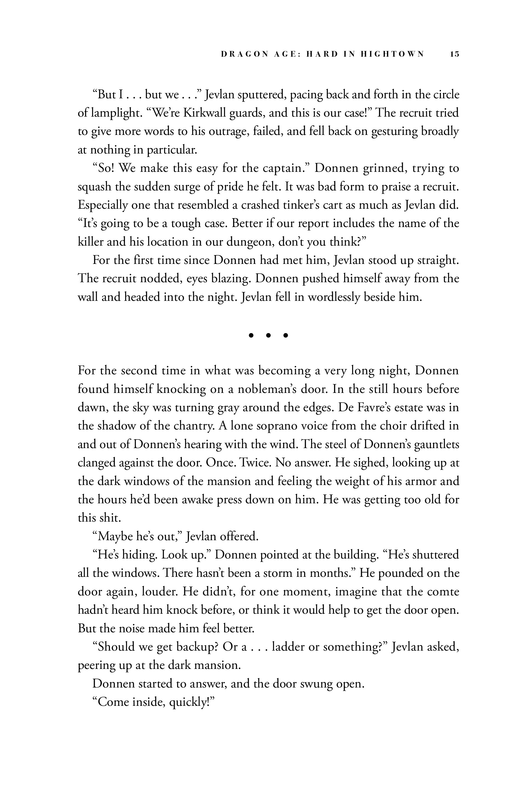 Read online Dragon Age: Hard in Hightown comic -  Issue # TPB - 16