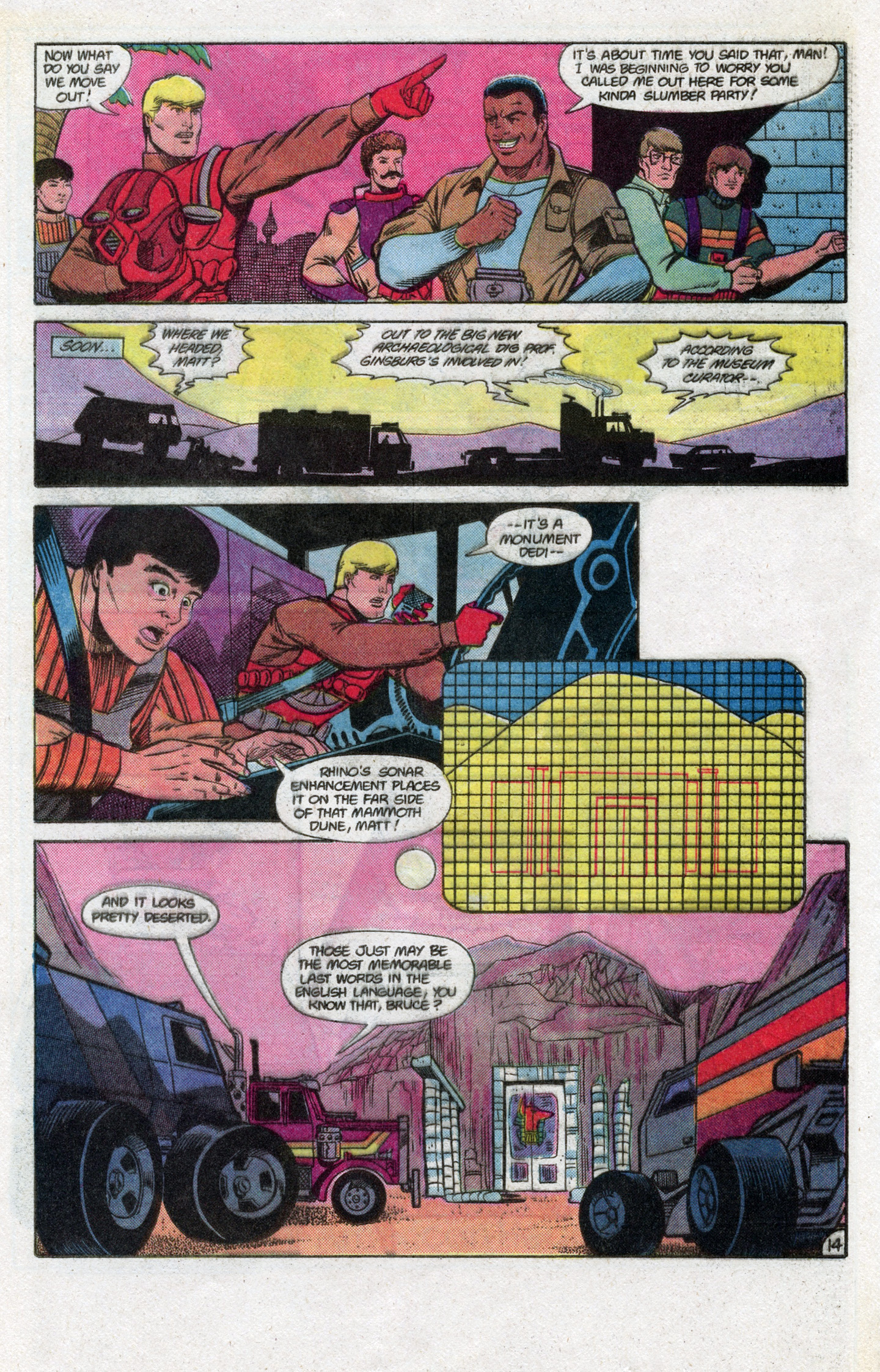 Read online MASK comic -  Issue #2 - 15