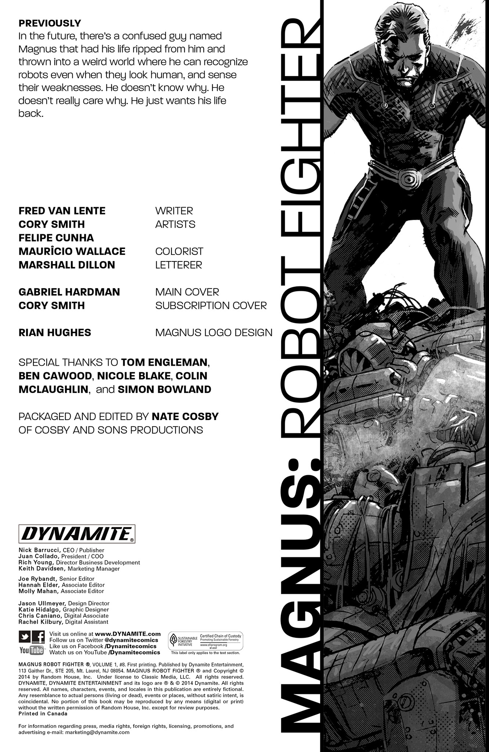Read online Magnus Robot Fighter (2014) comic -  Issue #8 - 2