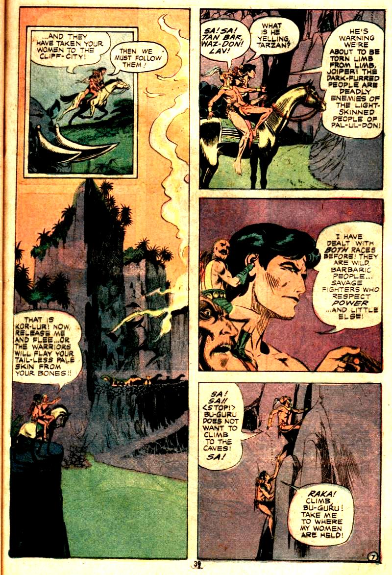 Read online Tarzan (1972) comic -  Issue #232 - 36