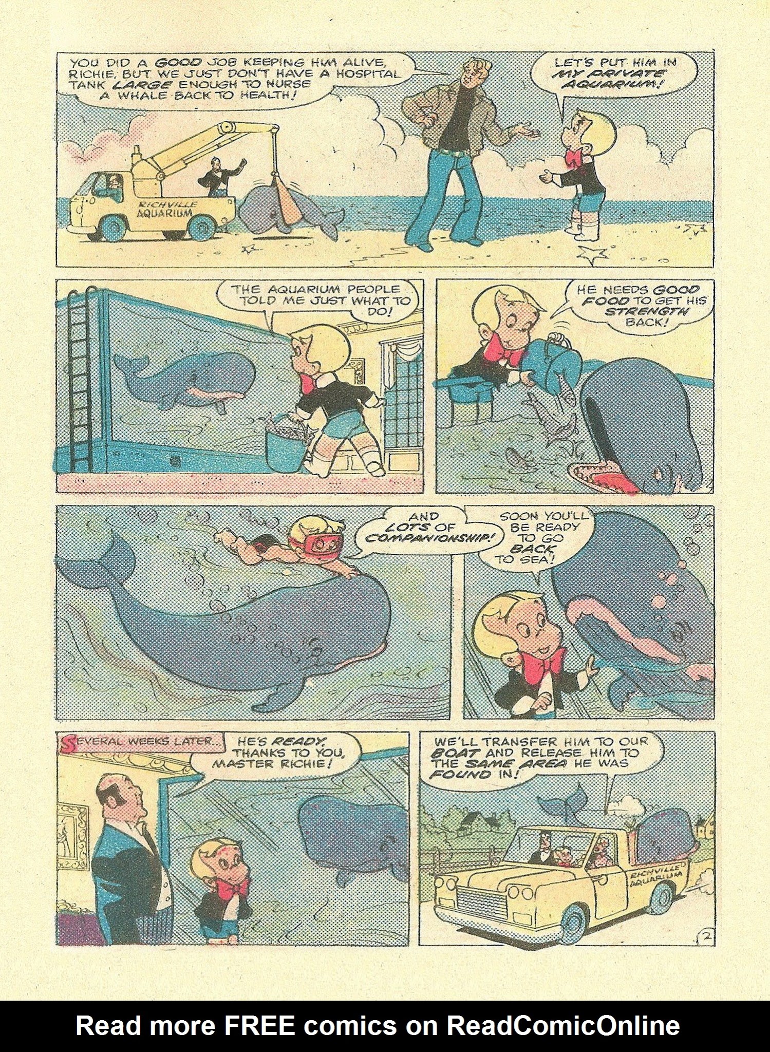 Read online Richie Rich Digest Stories comic -  Issue #13 - 69