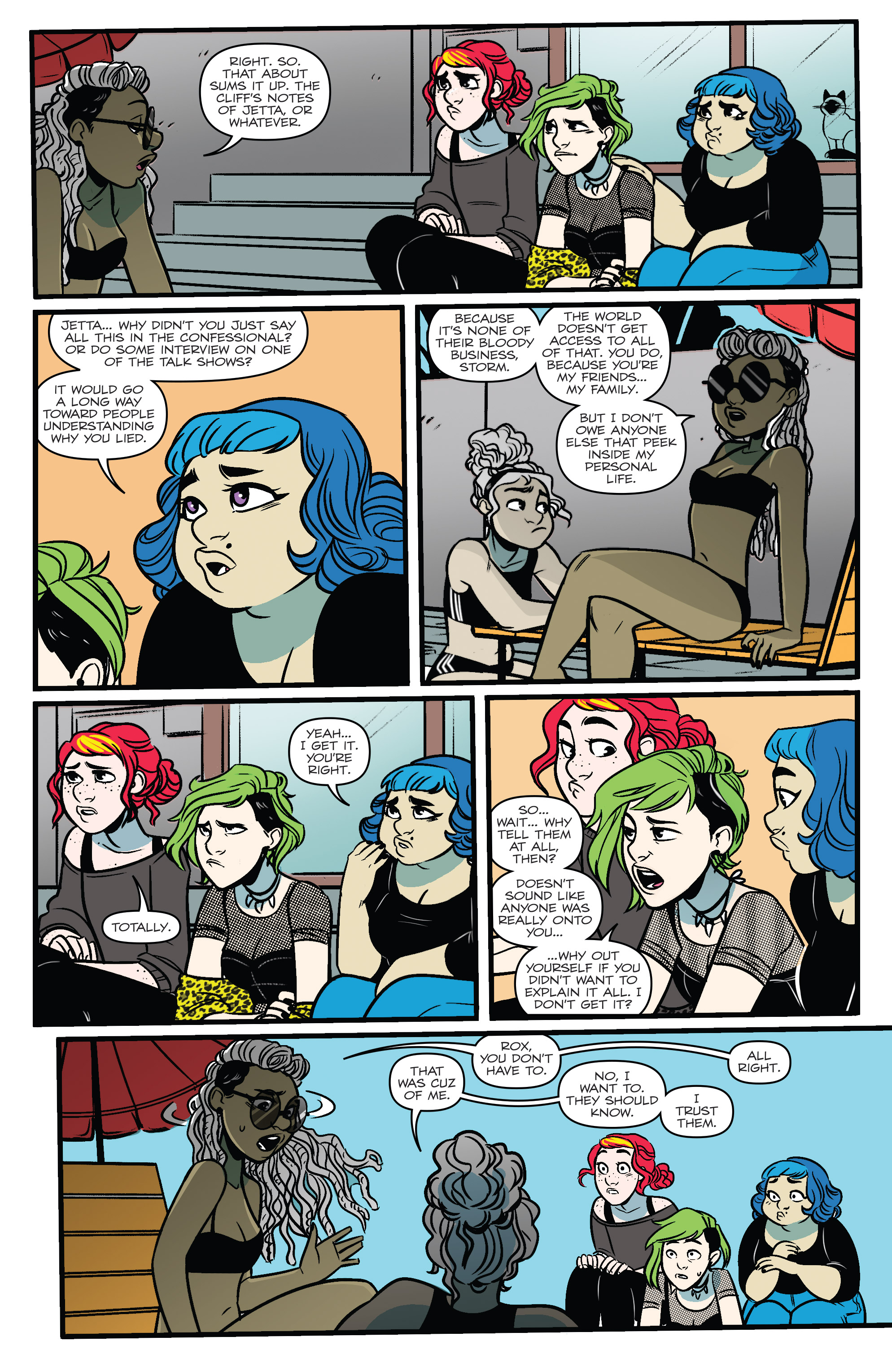 Read online Jem: The Misfits comic -  Issue #5 - 16