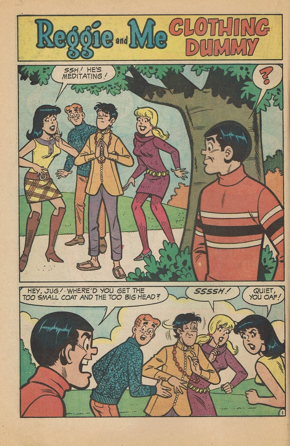 Read online Reggie and Me (1966) comic -  Issue #31 - 20