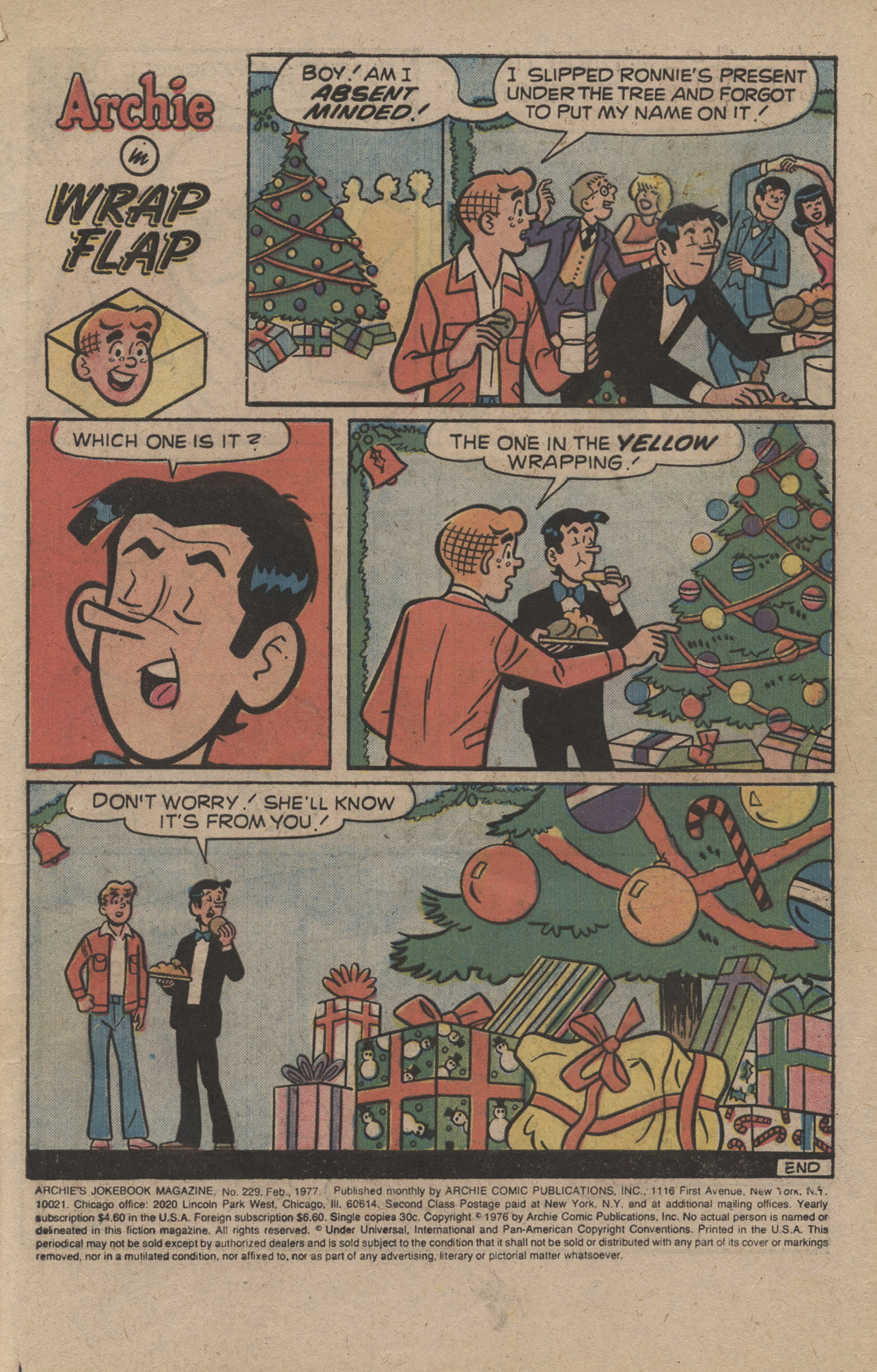 Read online Archie's Joke Book Magazine comic -  Issue #229 - 3