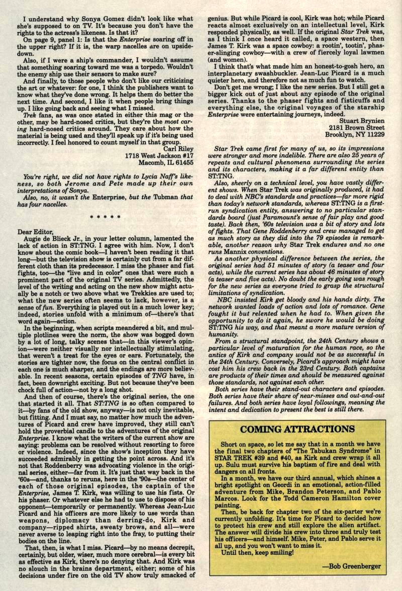 Read online Star Trek: The Next Generation (1989) comic -  Issue #39 - 27