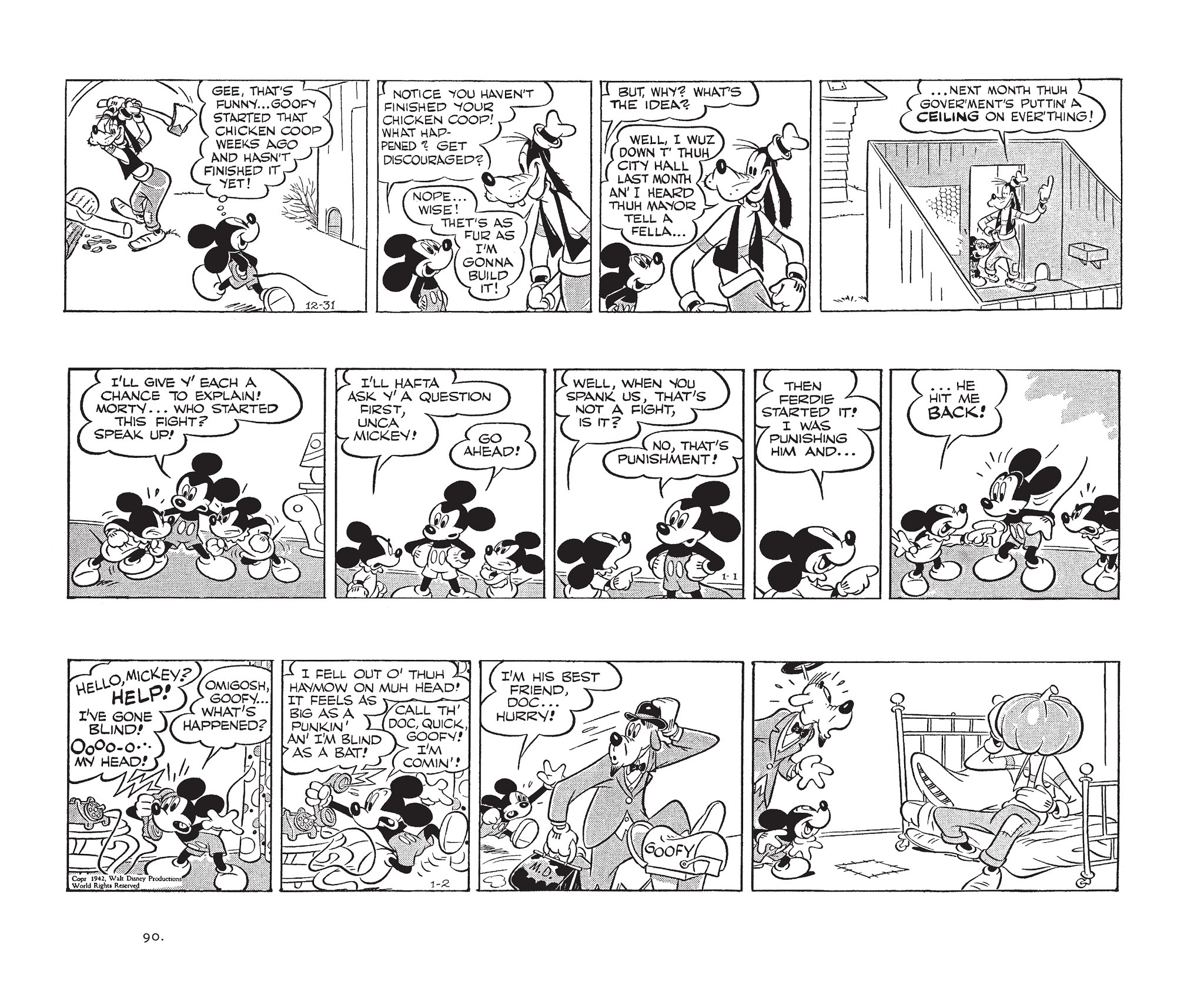 Read online Walt Disney's Mickey Mouse by Floyd Gottfredson comic -  Issue # TPB 7 (Part 1) - 90