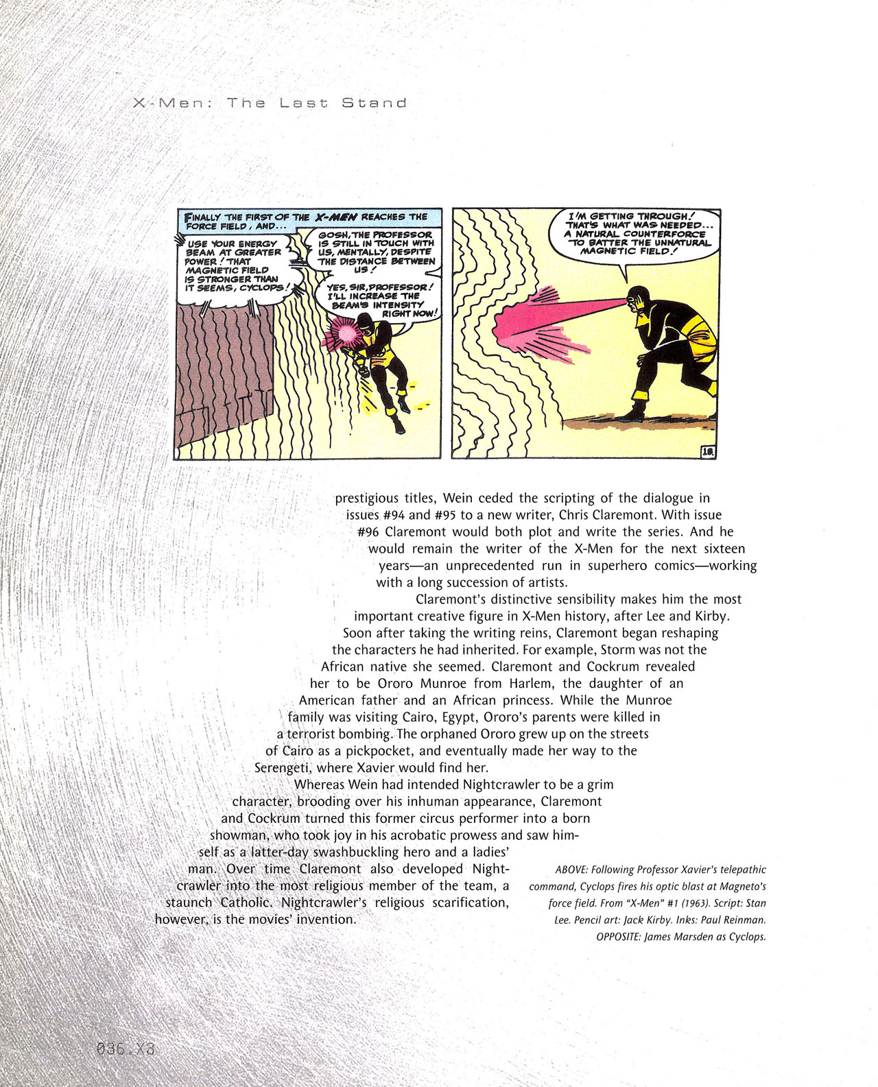 Read online The Art of X-Men: The Last Stand comic -  Issue # TPB - 35