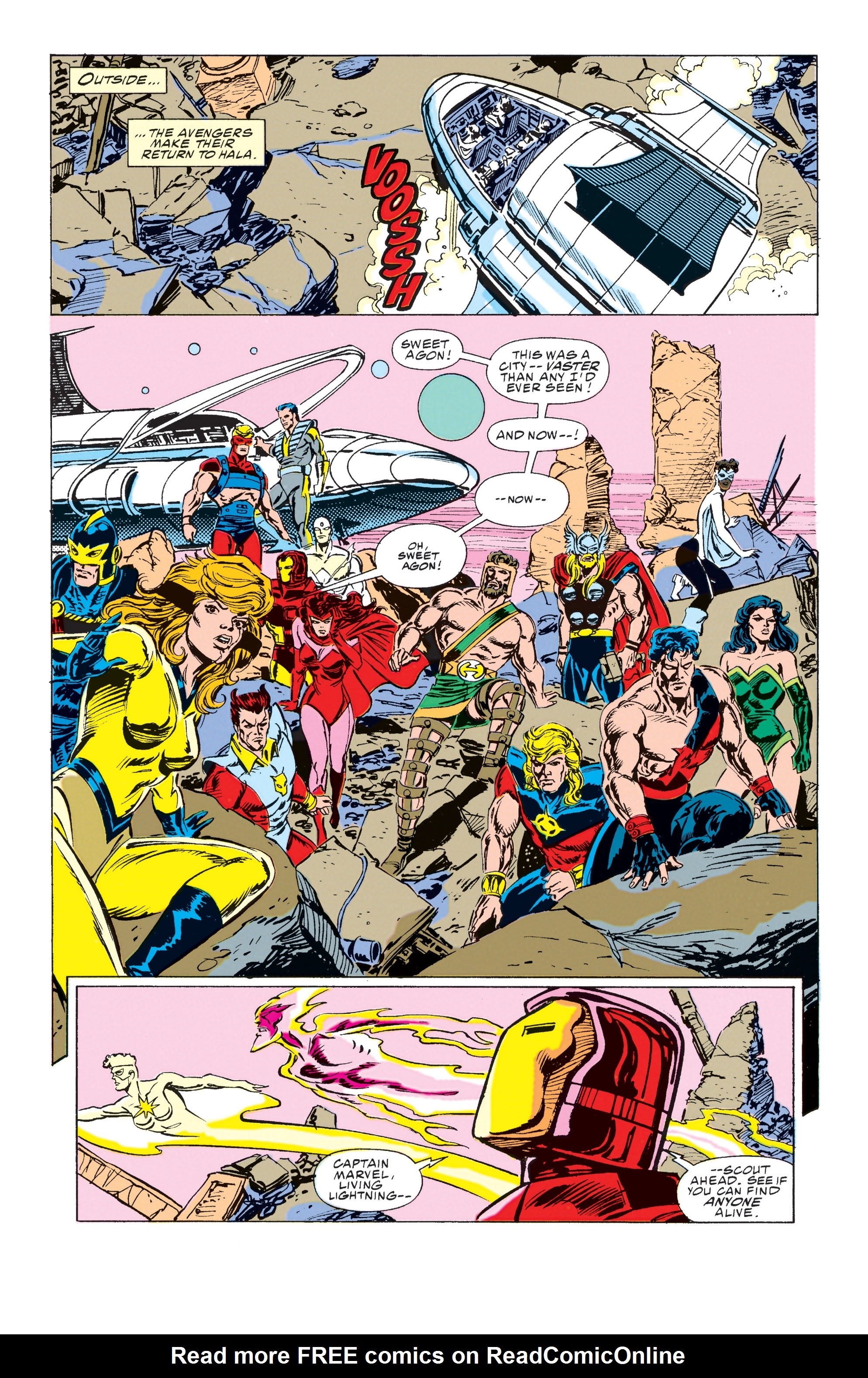 Read online Avengers Epic Collection: Operation Galactic Storm comic -  Issue # TPB (Part 5) - 16