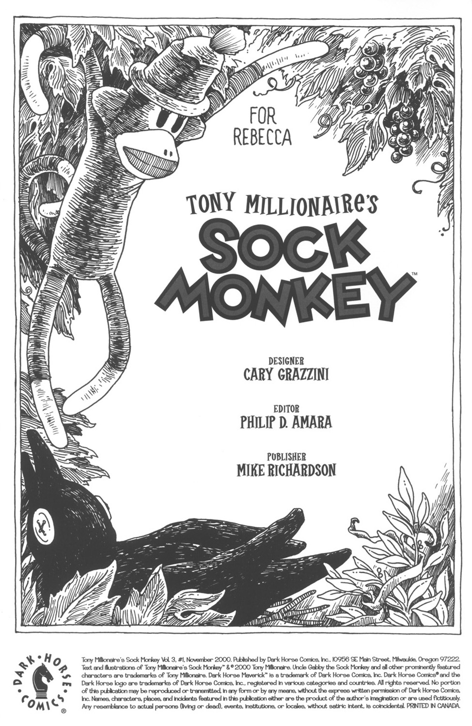 Read online Tony Millionaire's Sock Monkey (2000) comic -  Issue #1 - 2