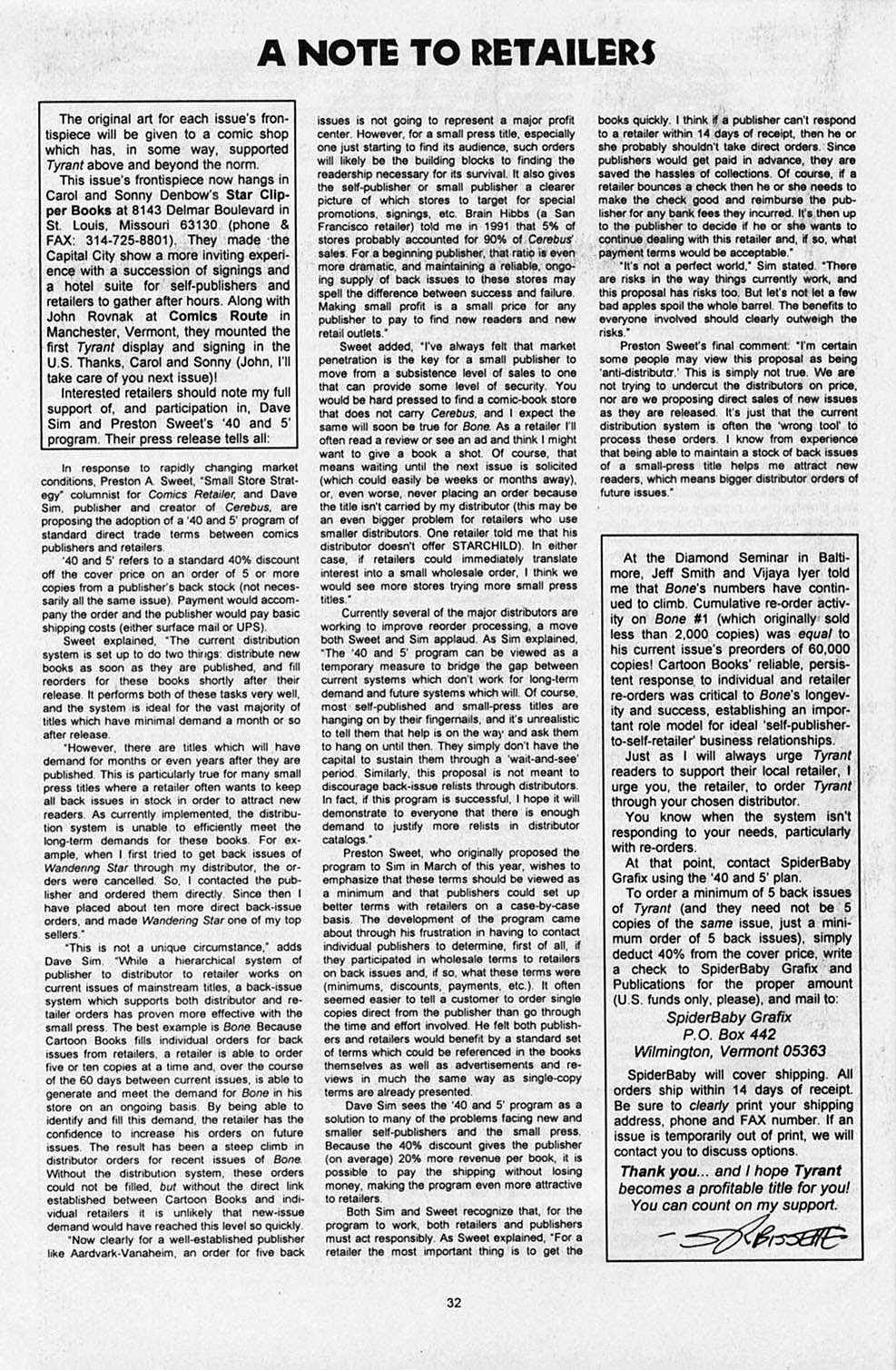 Read online S.R. Bissette's Tyrant comic -  Issue #1 - 34