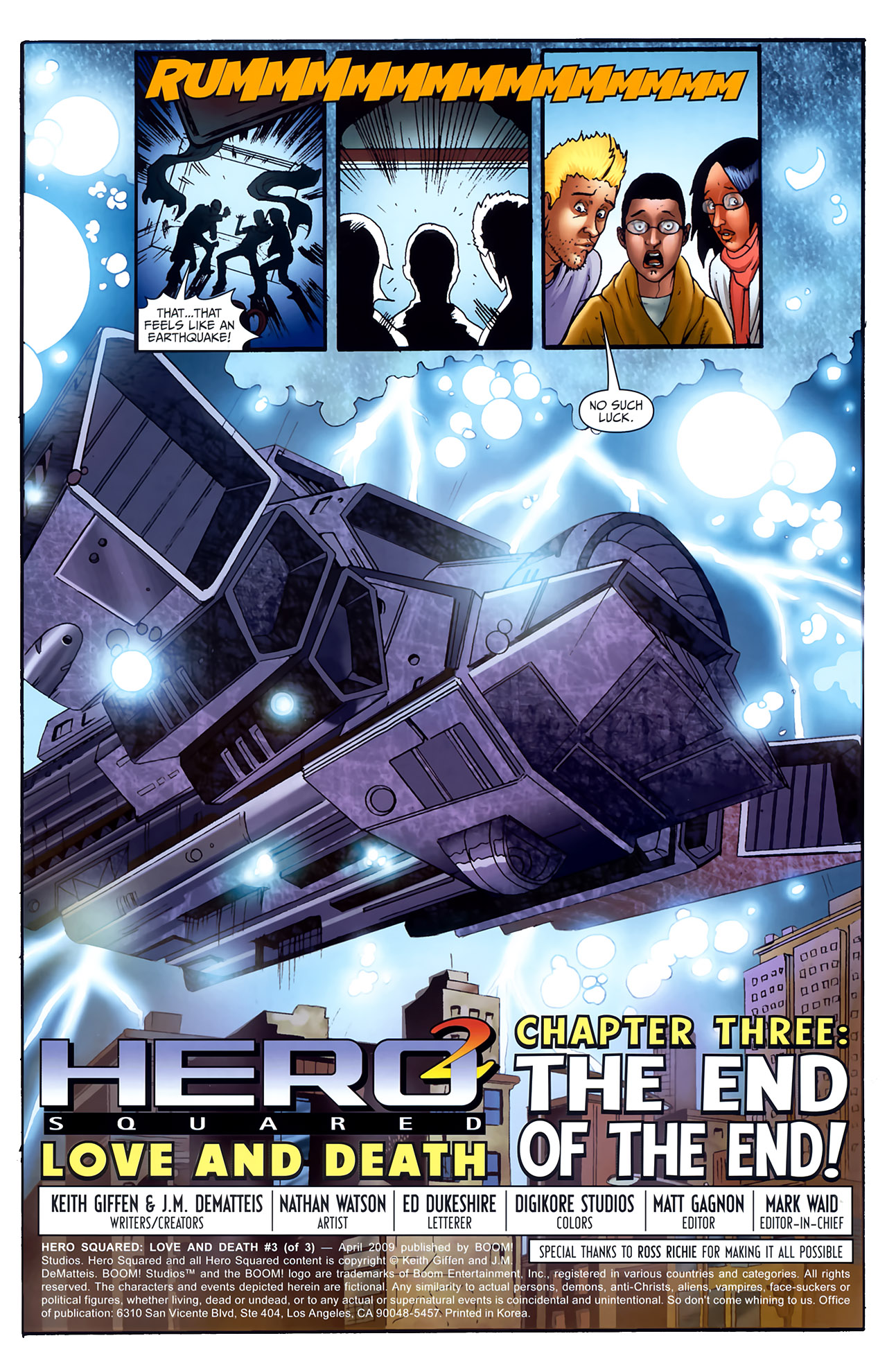 Read online Hero Squared: Love And Death comic -  Issue #3 - 4
