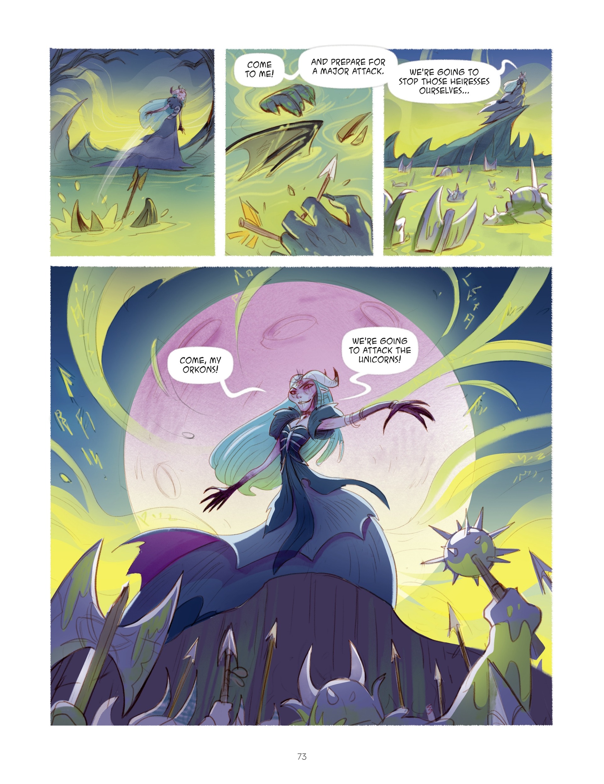 Read online The Unicorn Legacy: Call of the Goddess comic -  Issue # TPB - 72
