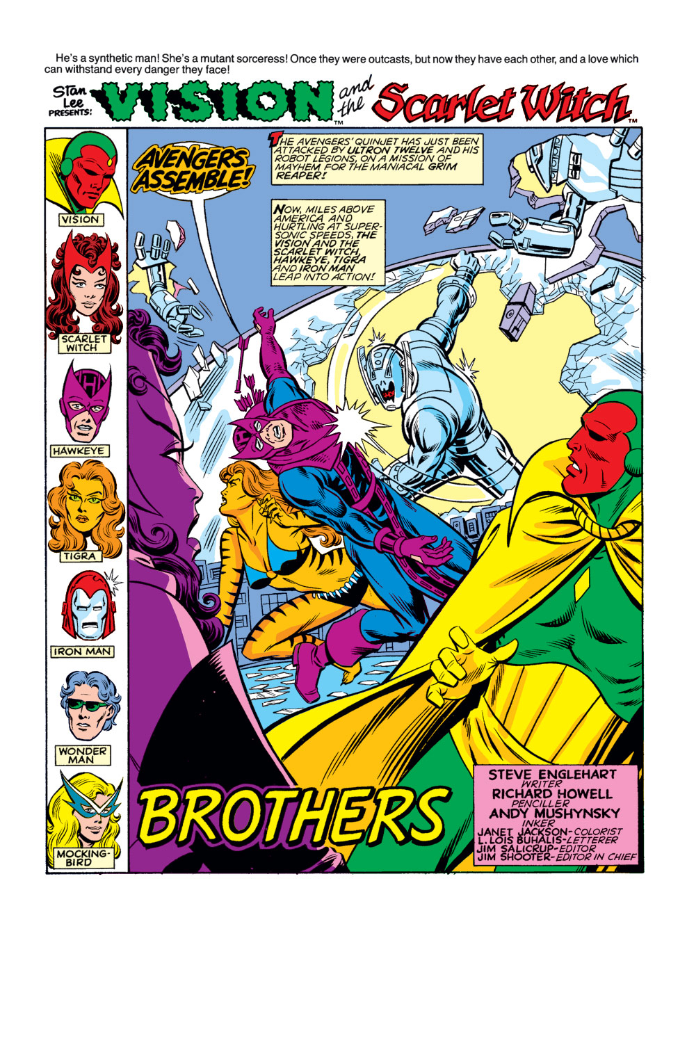 Read online The Vision and the Scarlet Witch (1985) comic -  Issue #2 - 2