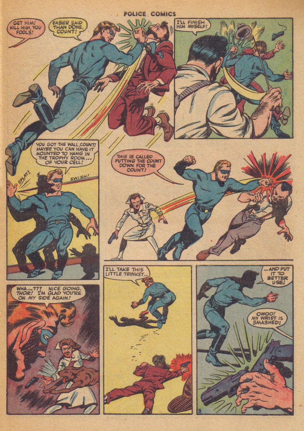 Read online Police Comics comic -  Issue #36 - 57