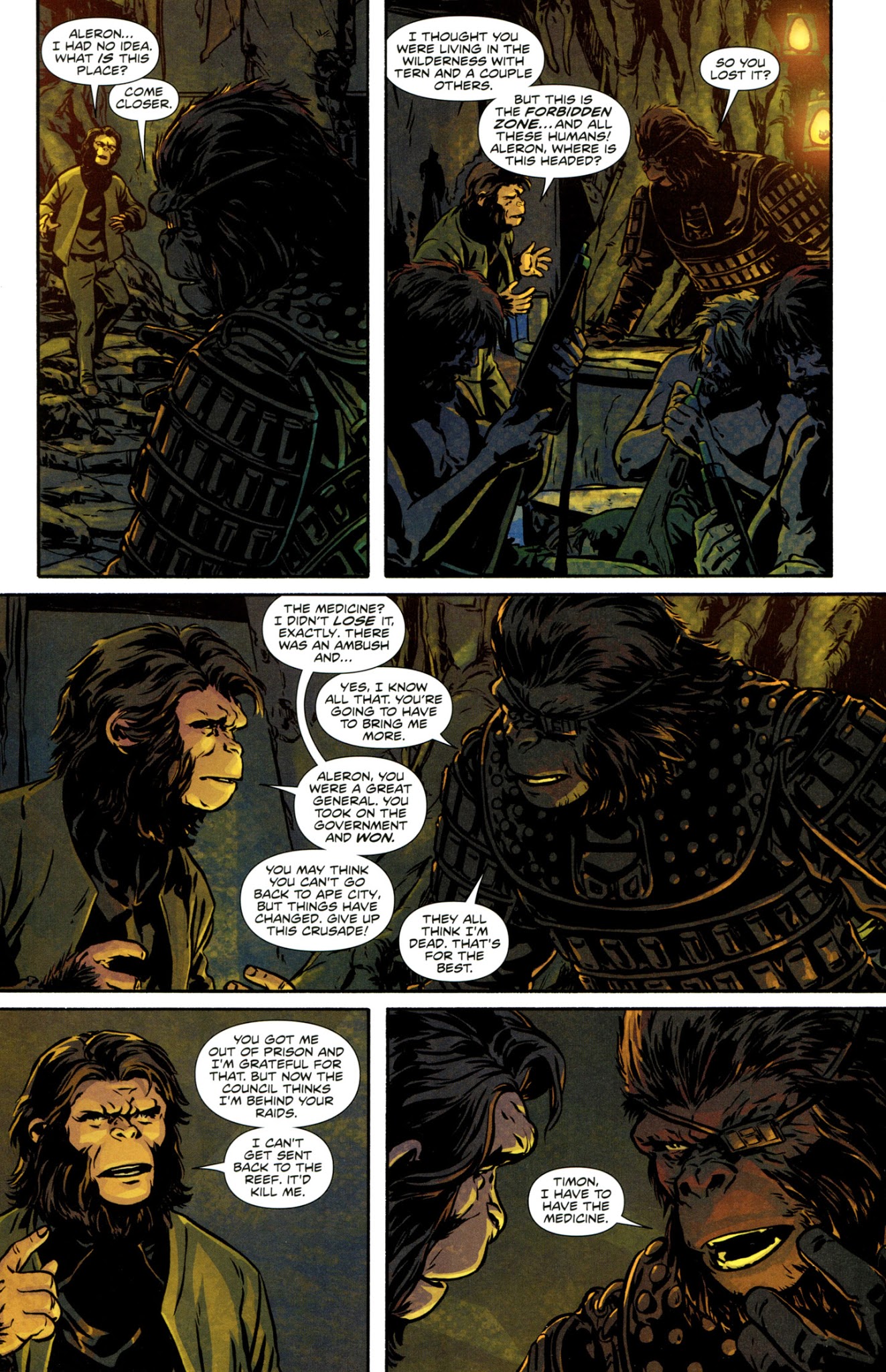 Read online Exile on the Planet of the Apes comic -  Issue #2 - 10