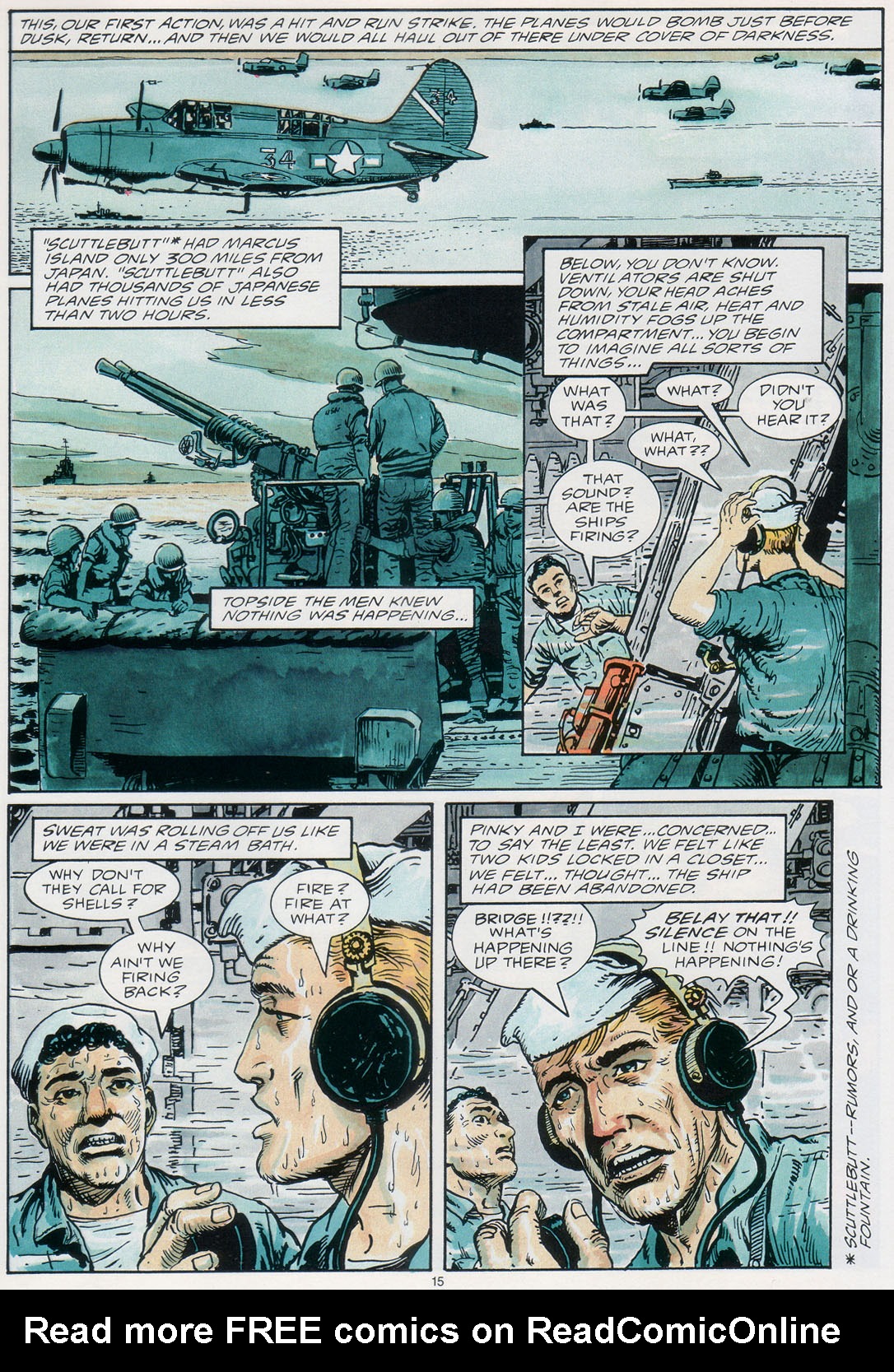 Read online Marvel Graphic Novel comic -  Issue #30 - A Sailor's Story - 21