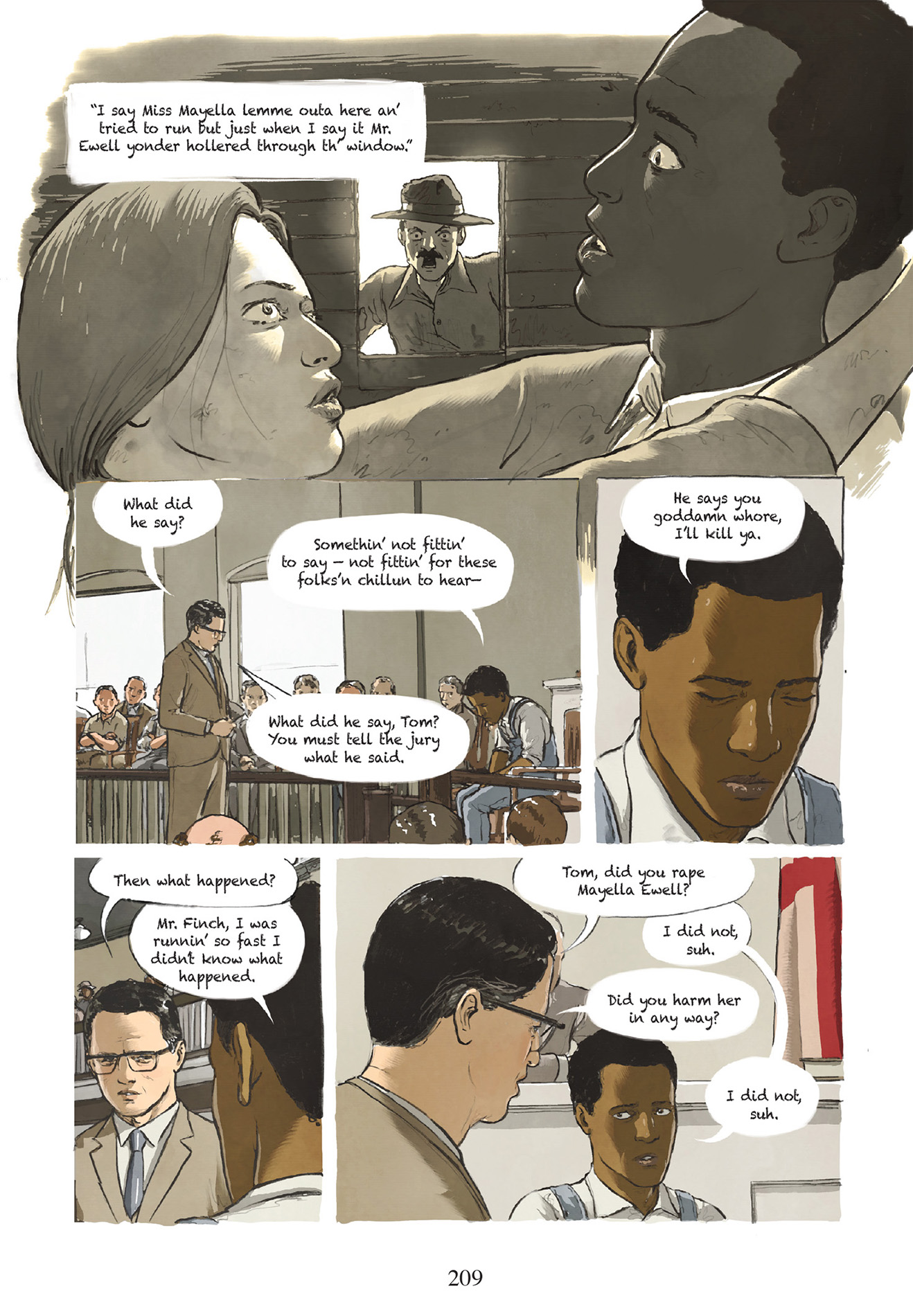 Read online To Kill a Mockingbird: A Graphic Novel comic -  Issue # TPB (Part 3) - 23