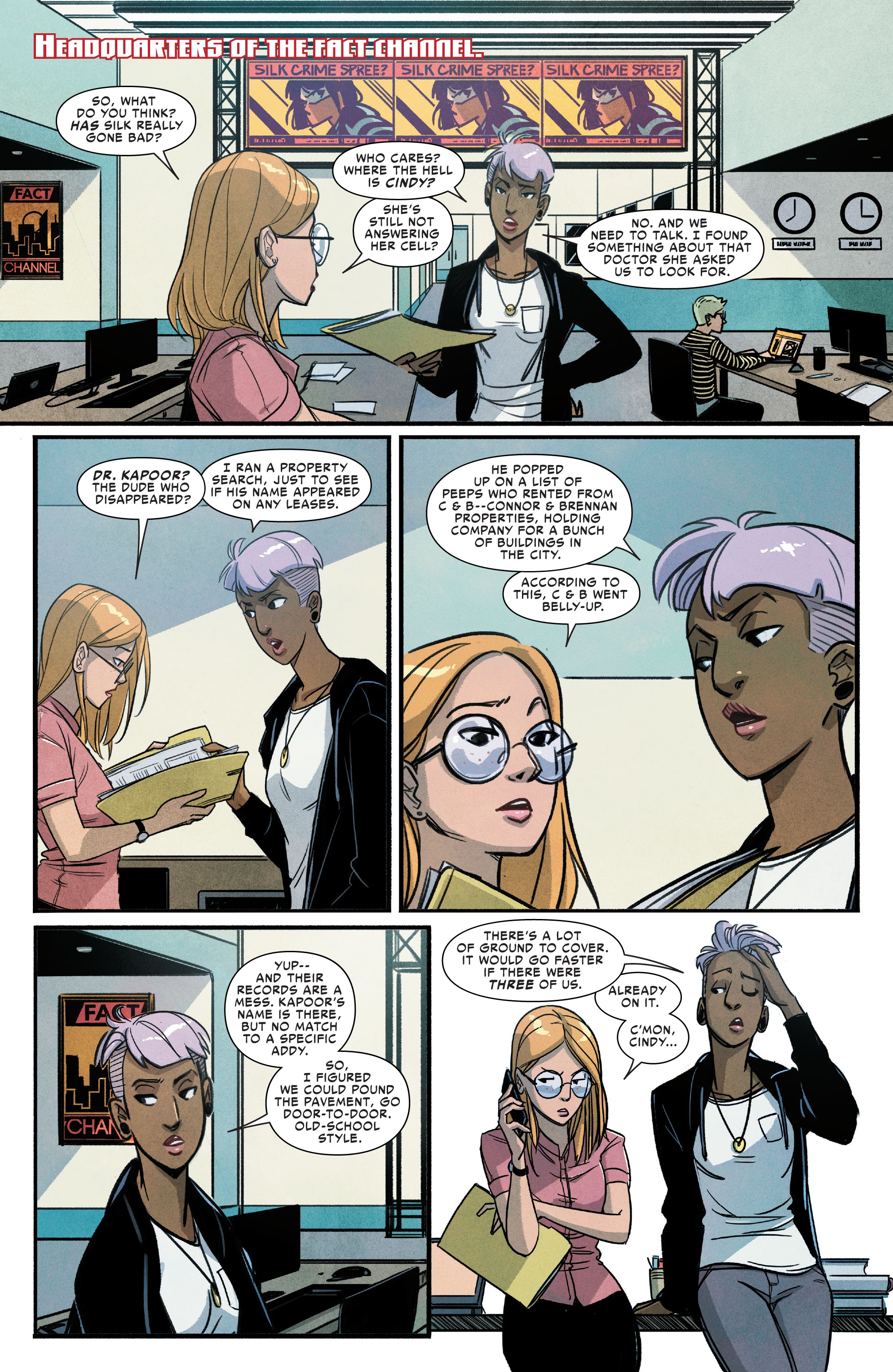 Read online Silk: Out of the Spider-Verse comic -  Issue # TPB 3 (Part 1) - 6