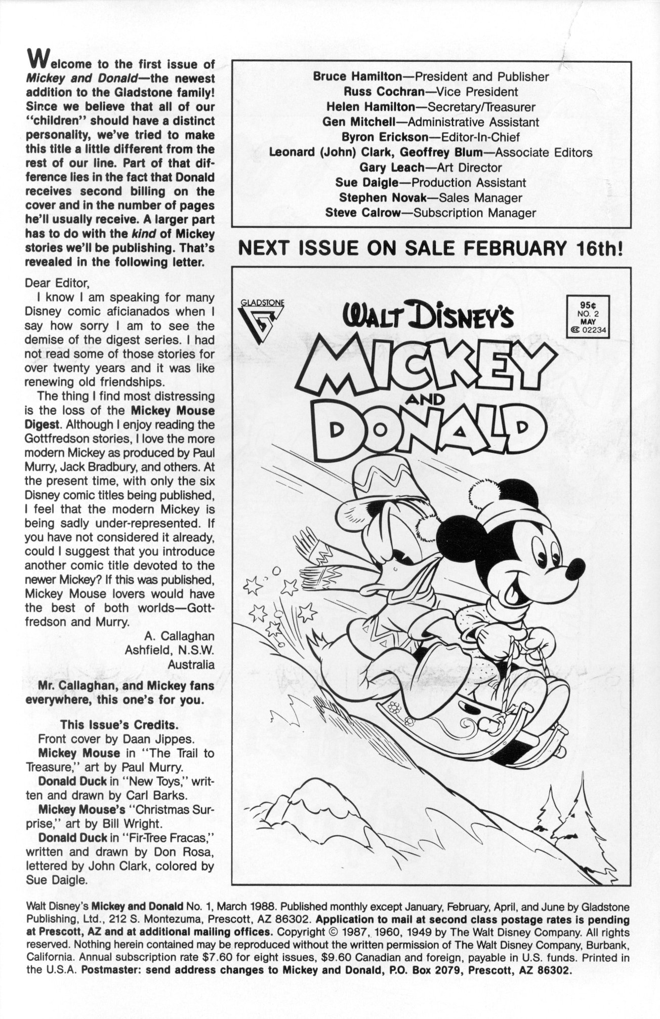 Read online Walt Disney's Mickey and Donald comic -  Issue #1 - 2