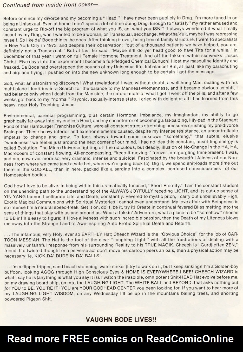 Read online Complete Cheech Wizard comic -  Issue #4 - 36