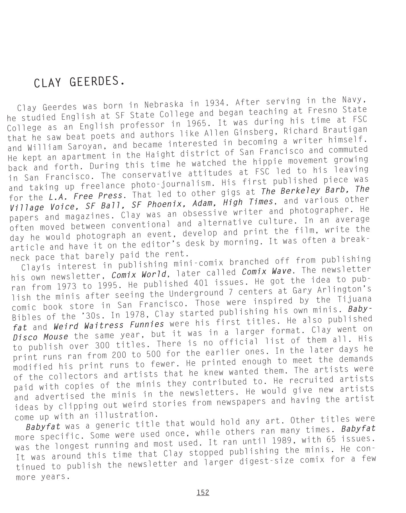 Read online NEWAVE! The Underground Mini Comix of the 1980's comic -  Issue # TPB (Part 2) - 46