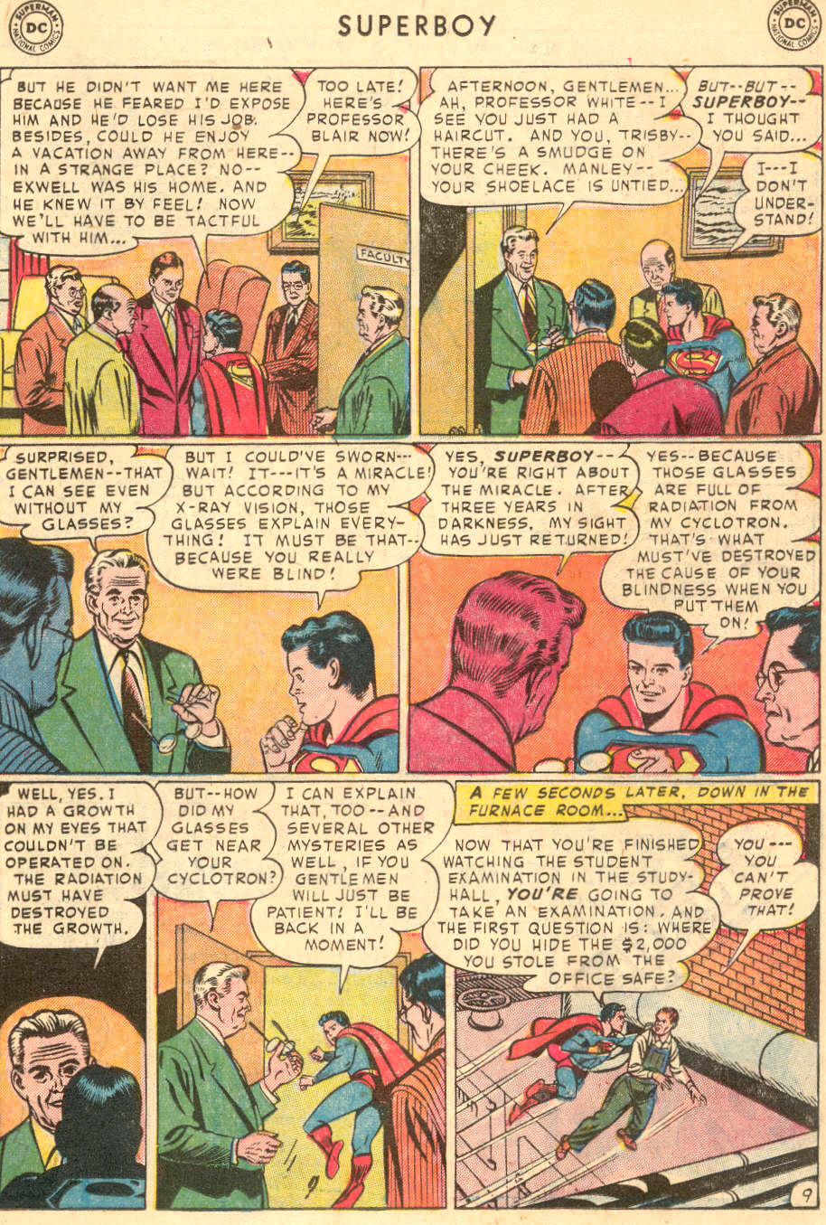 Read online Superboy (1949) comic -  Issue #23 - 21