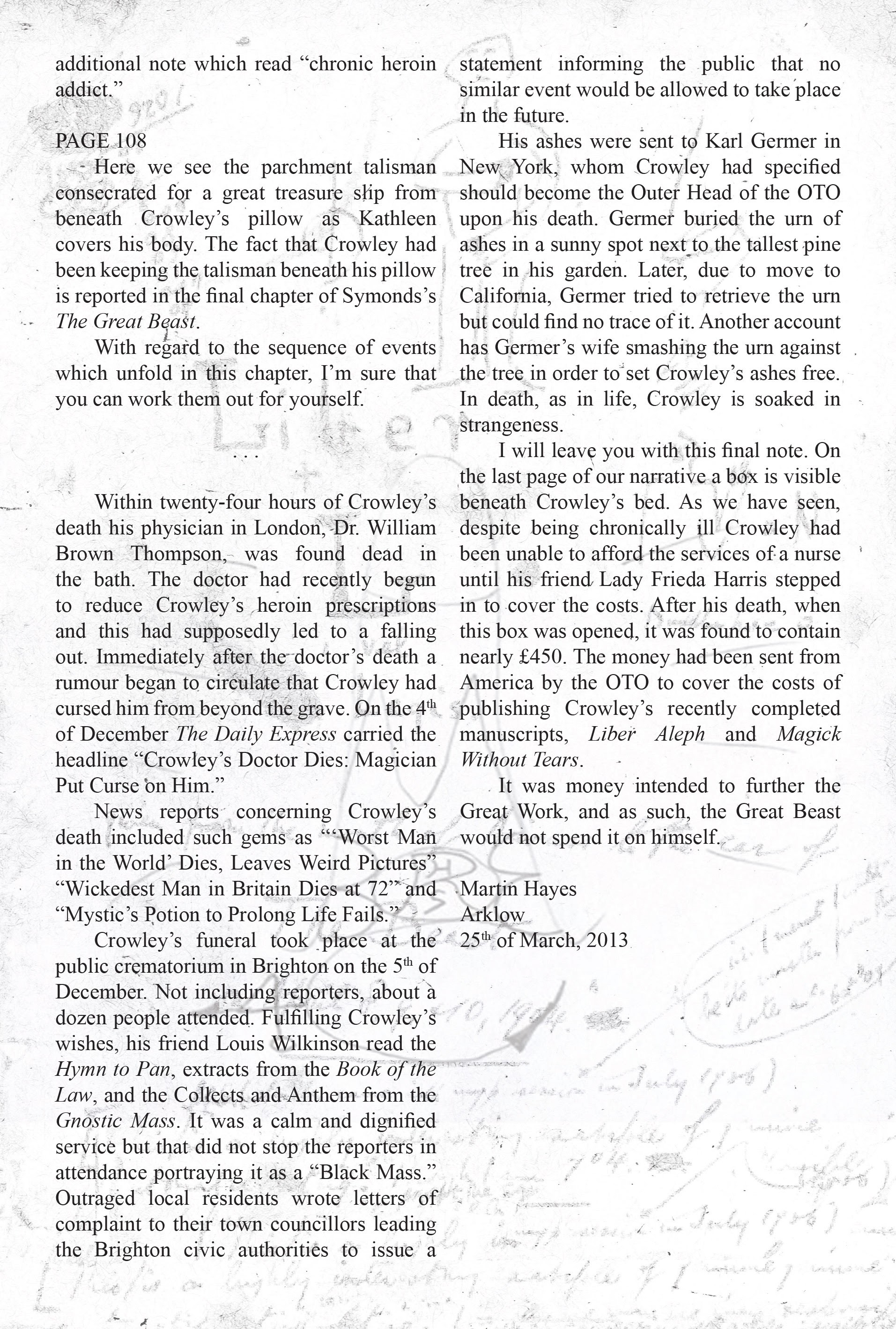 Read online Aleister Crowley: Wandering the Waste comic -  Issue # TPB - 141