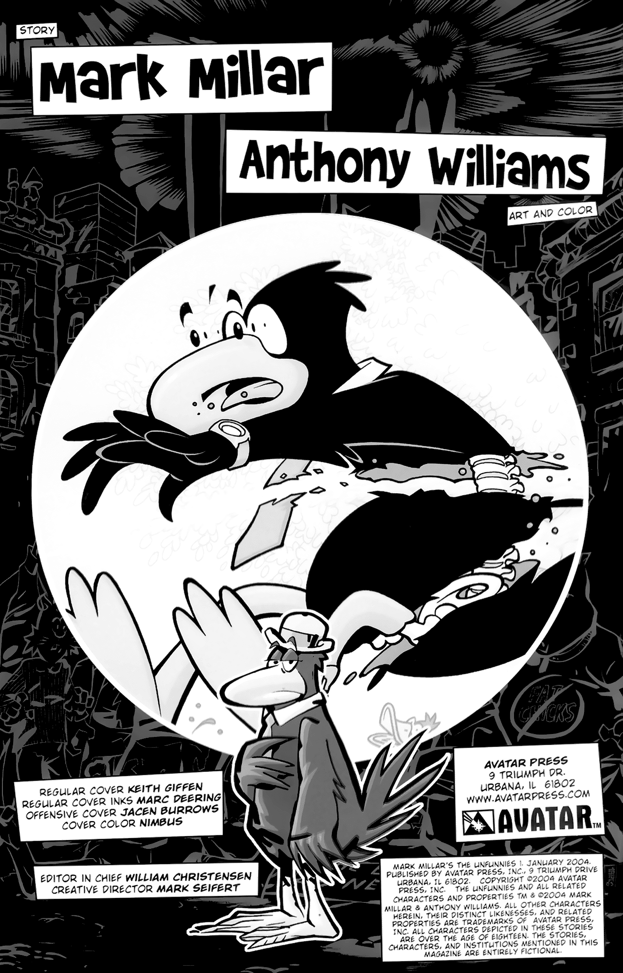 Read online Mark Millar's The Unfunnies comic -  Issue #1 - 2