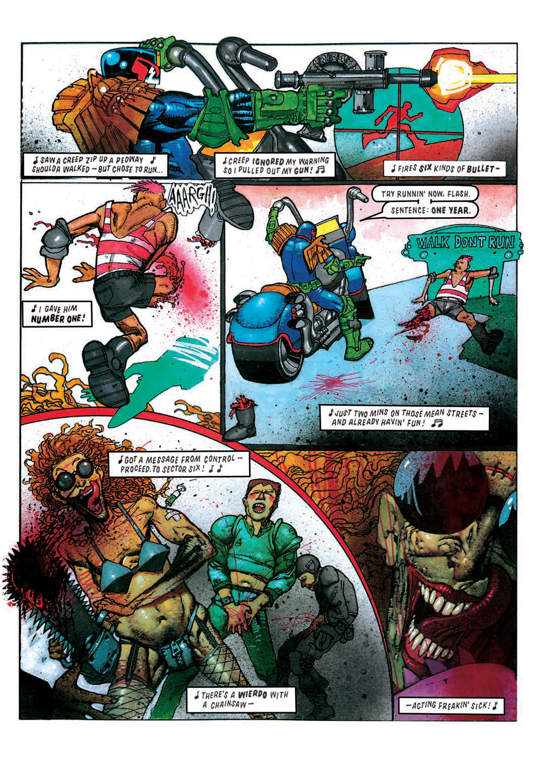 Read online Judge Dredd [Collections - Rebellion] comic -  Issue # TPB Judge Dredd - Heavy Metal Dredd - 9