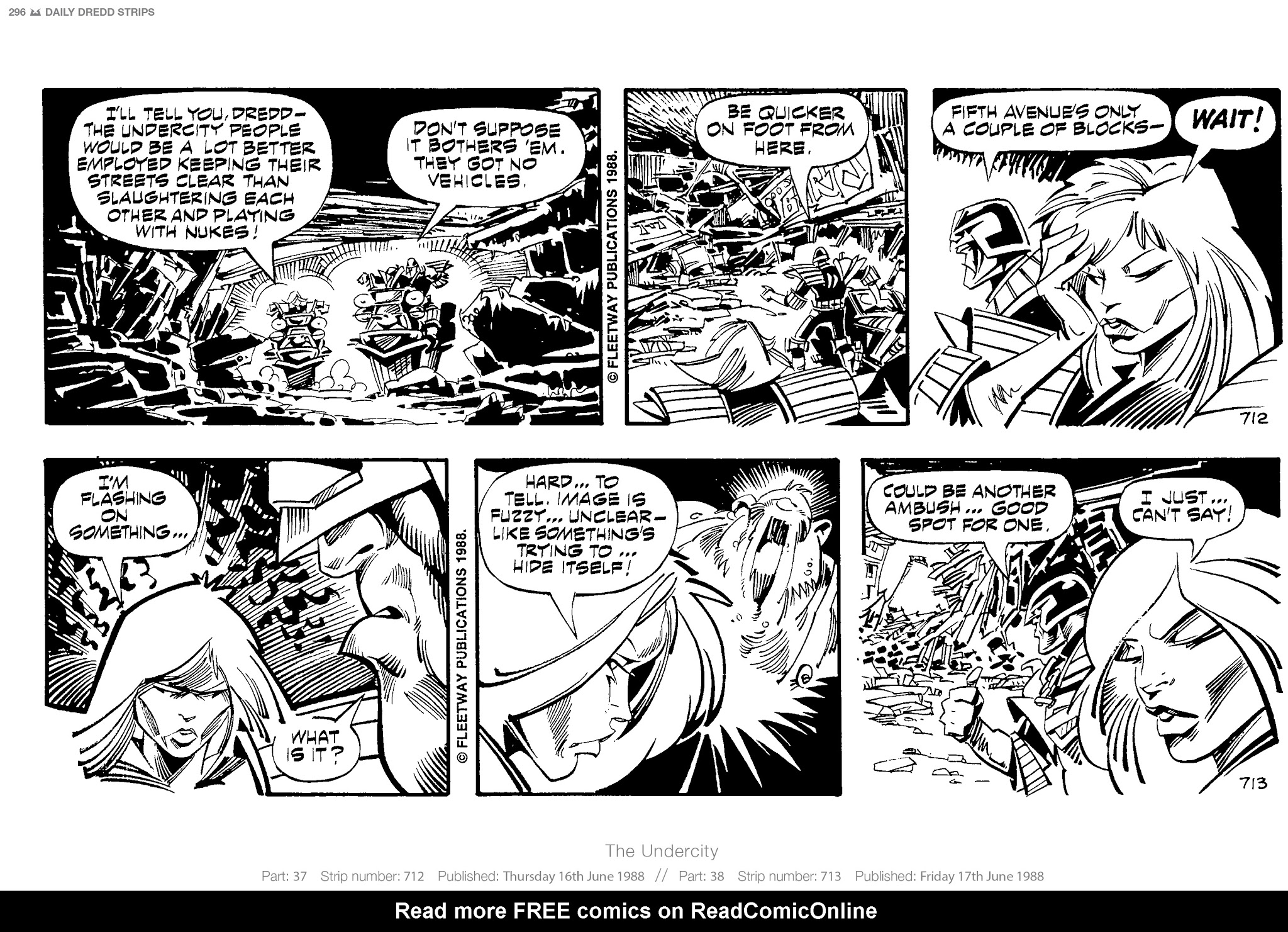 Read online Judge Dredd: The Daily Dredds comic -  Issue # TPB 2 - 299