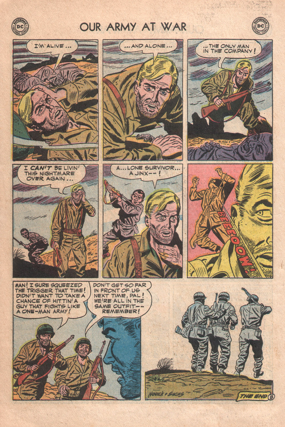 Read online Our Army at War (1952) comic -  Issue #4 - 10