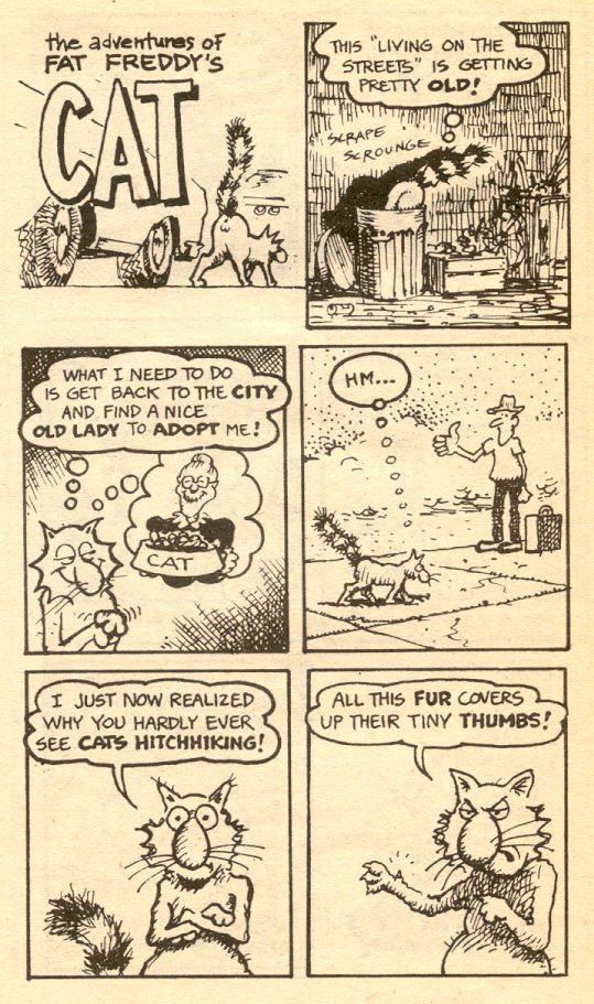 Read online Adventures of Fat Freddy's Cat comic -  Issue #2 - 48